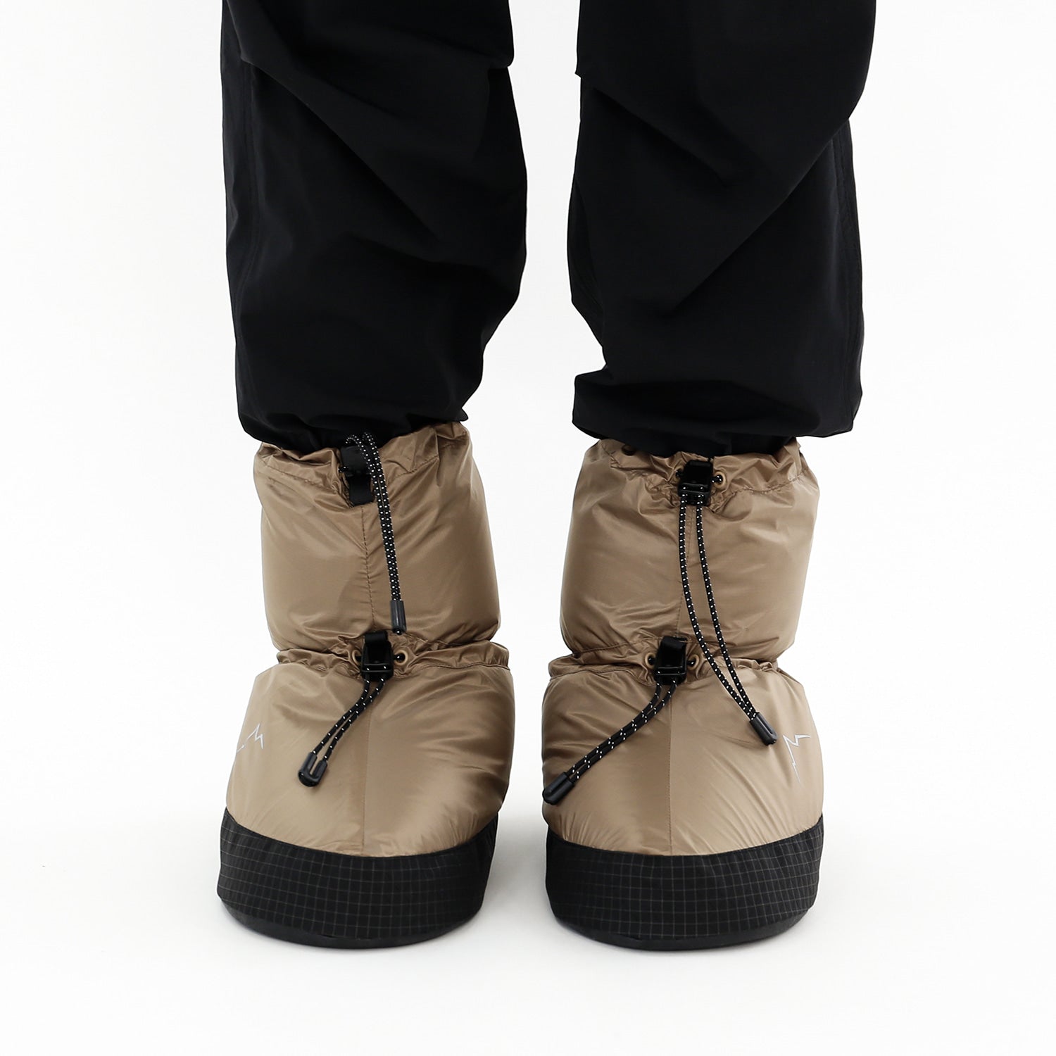 Down Booties | Brown