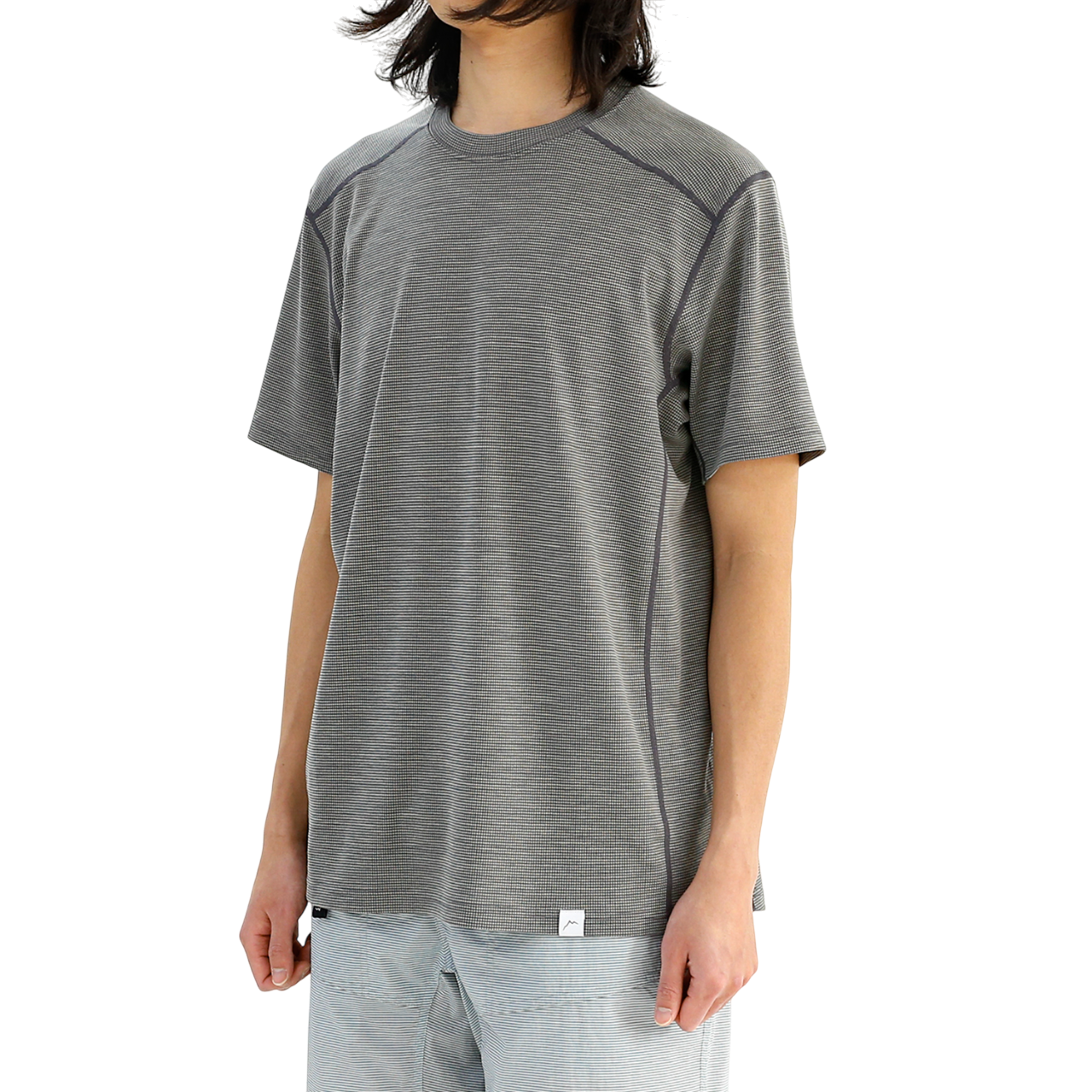 Live Wool Mix Short Sleeve | Charcoal