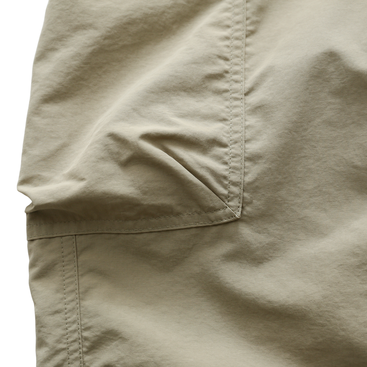 Multi Pocket Pants Wide | Beige