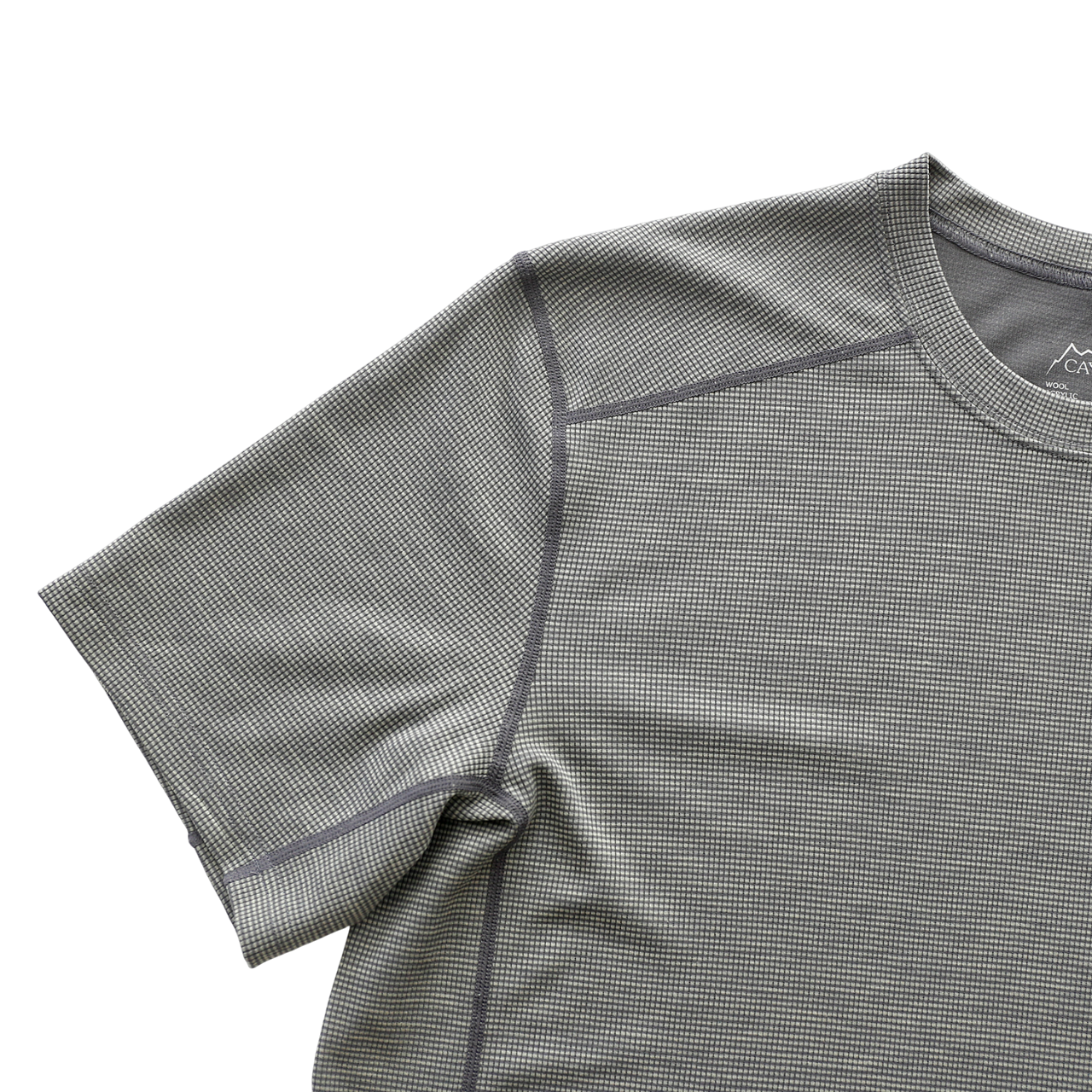 Live Wool Mix Short Sleeve | Charcoal