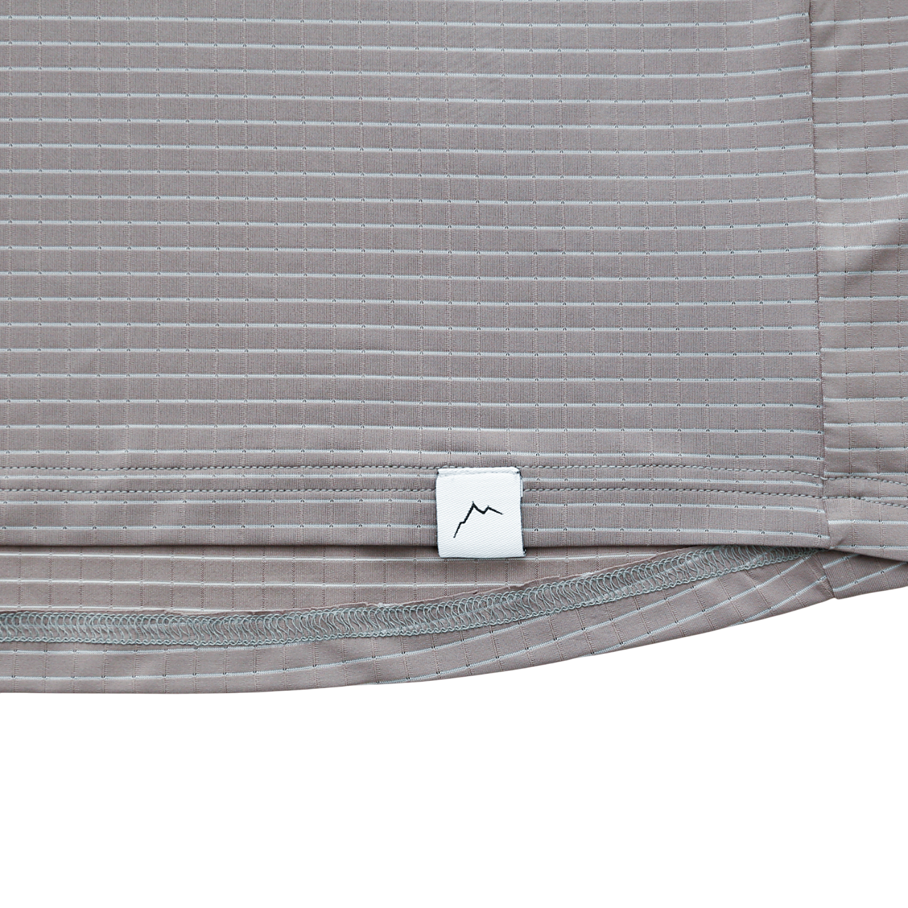 Stripe Logo Short Sleeve | Grey