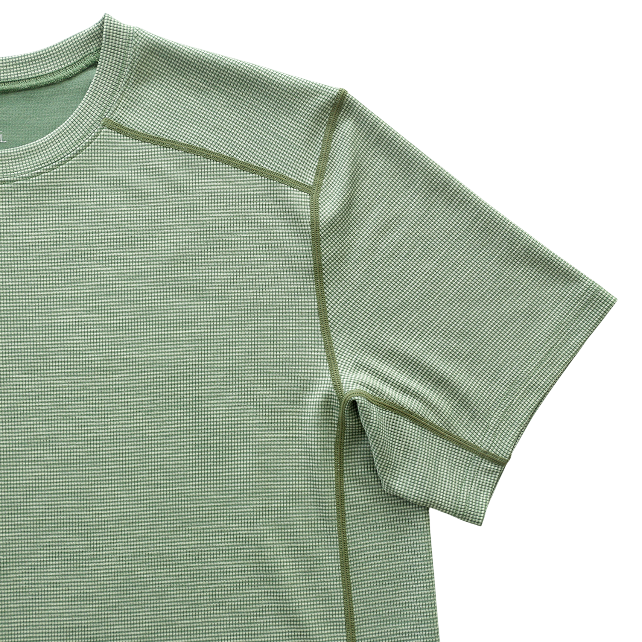 Live Wool Mix Short Sleeve | Green