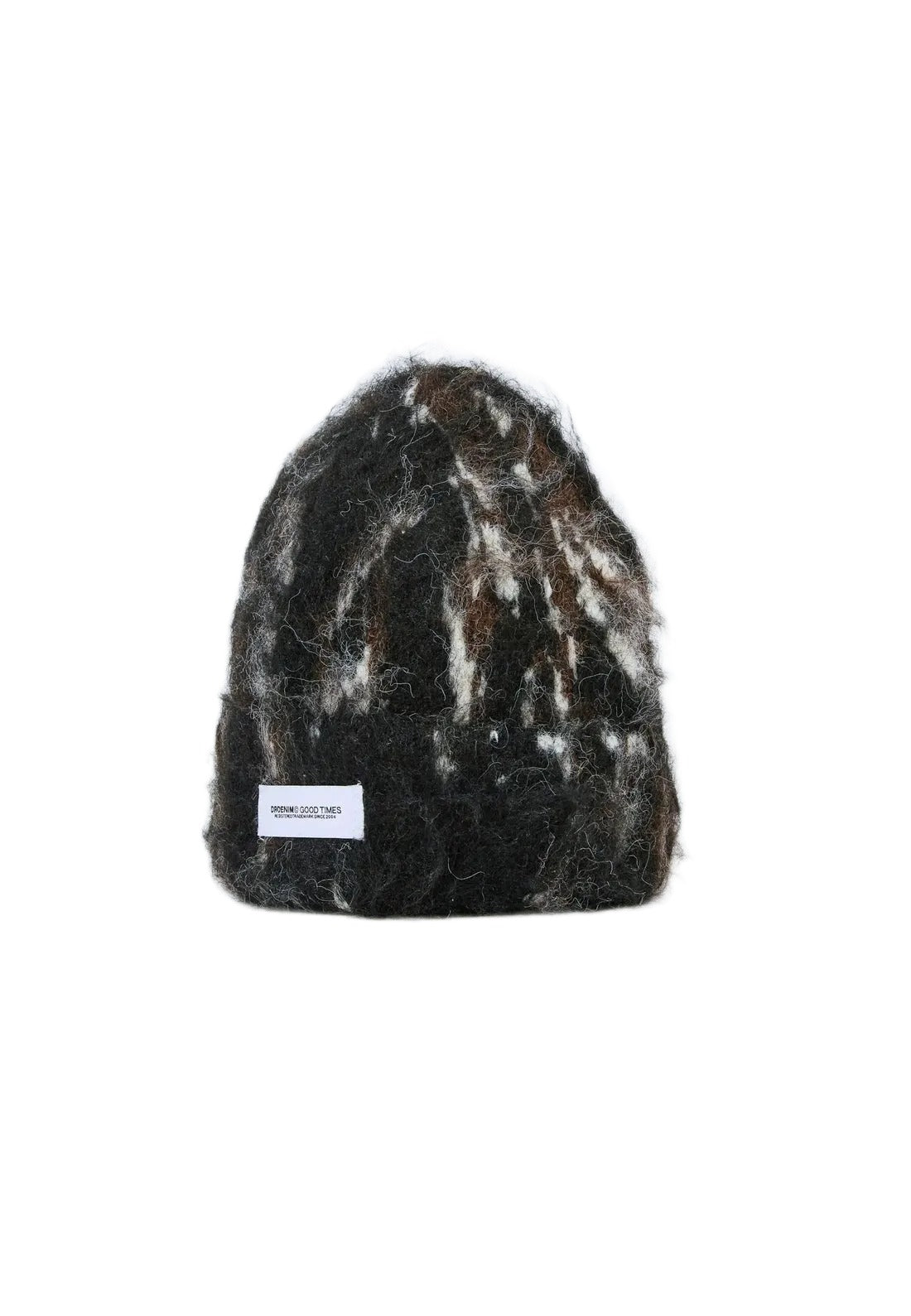 Kiwa Beanie | Black Off White Scribble