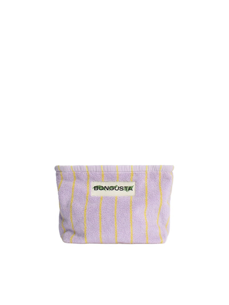 Naram Toiletry Bag, lilac & neon yellow