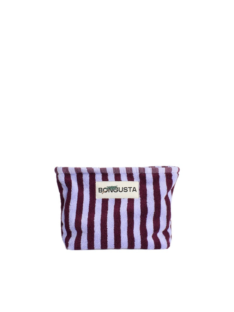 Naram Toiletry Bag, wine & lavender blue