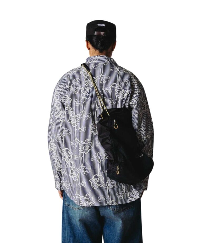 Brooks Emb Shirt | Blue-white