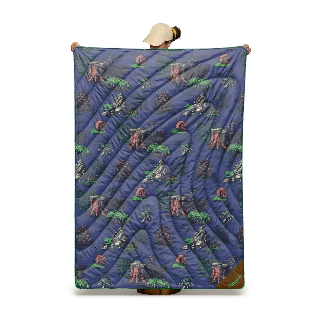 Rumpl Original Puffy Blanket - Forest Floor Original Puffy Blanket - Forest Floor | Rumpl Blankets For Everywhere Printed Original