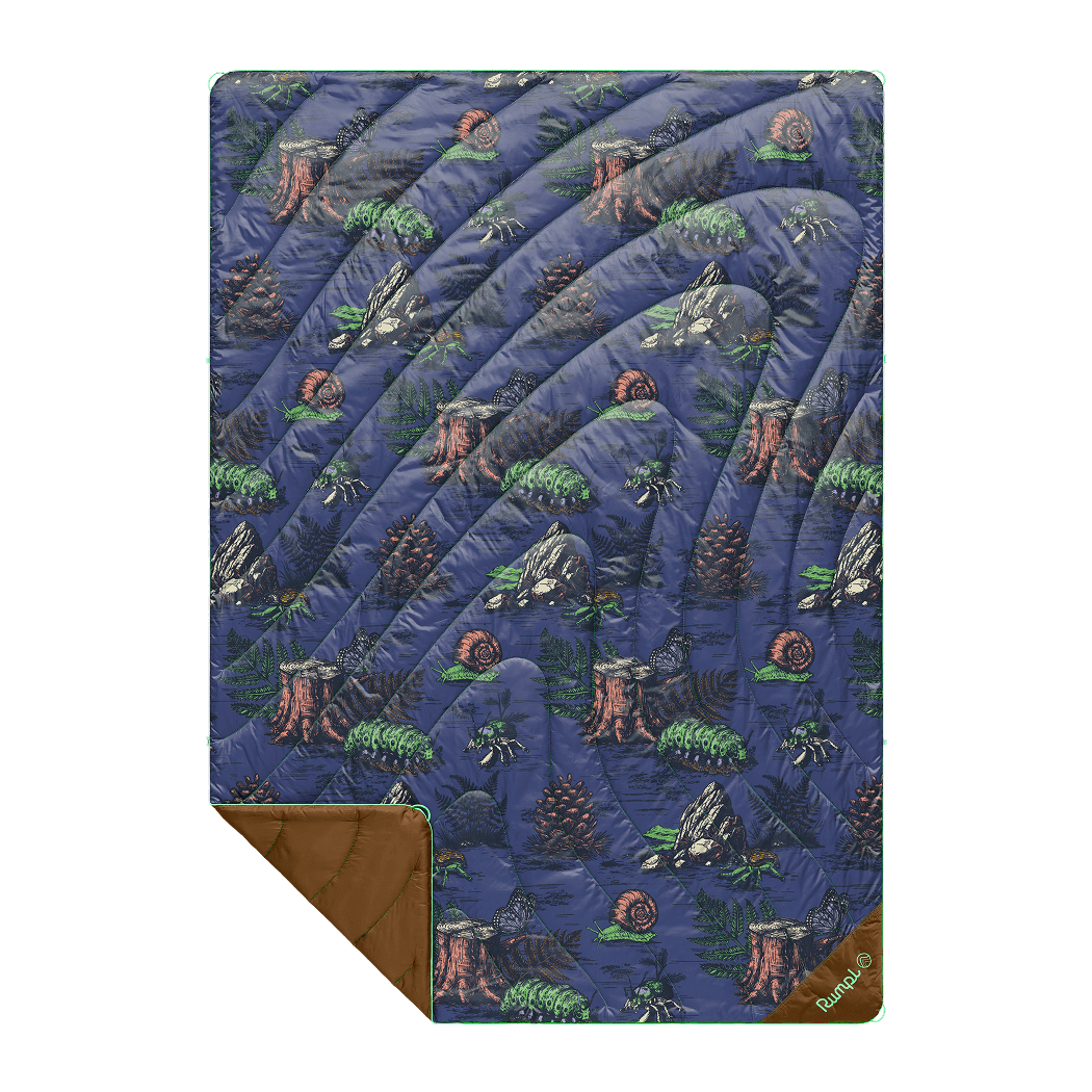 Rumpl Original Puffy Blanket - Forest Floor Original Puffy Blanket - Forest Floor | Rumpl Blankets For Everywhere Printed Original