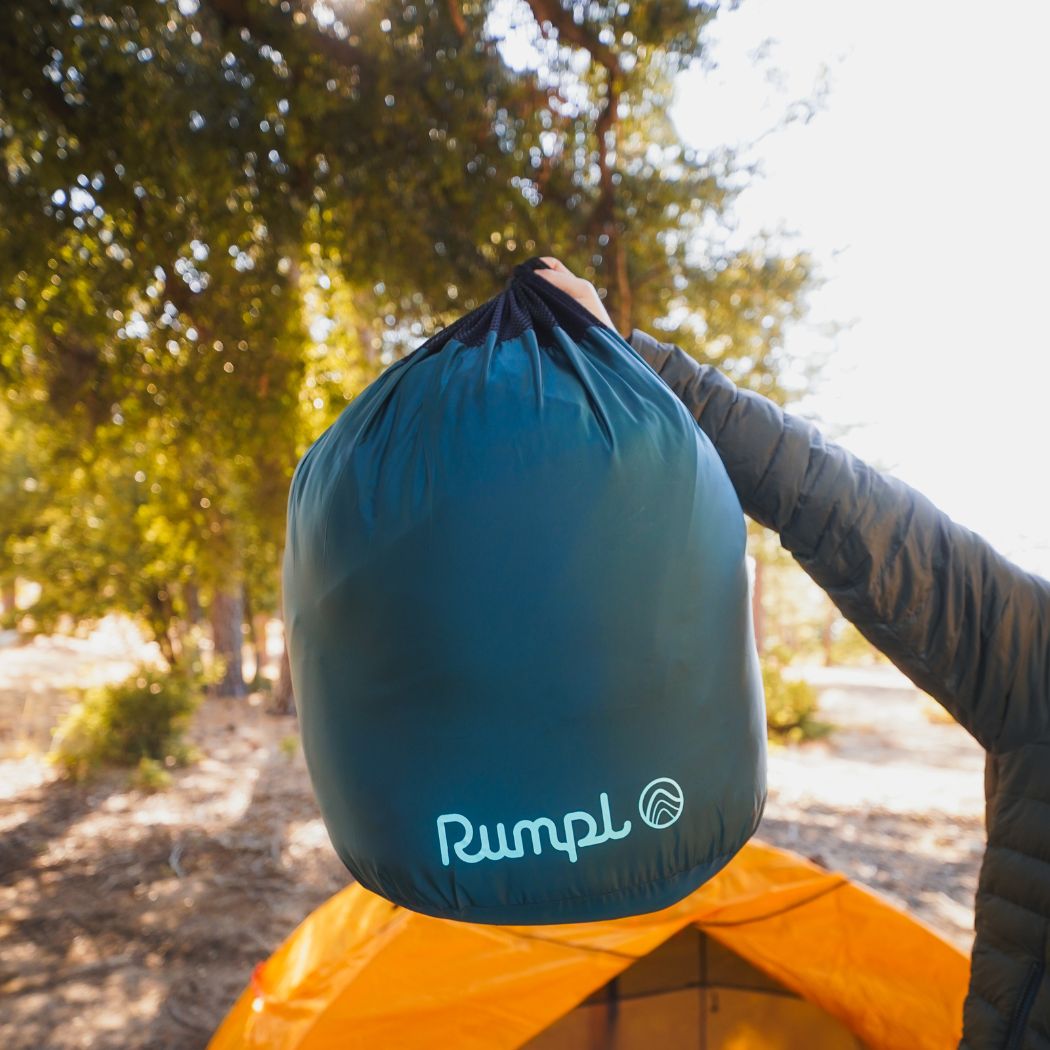 Rumpl Wrap Sack 20° Sleeping Bag - Cascade Fade The Wrap Sack 20° Sleeping Bag - Cascade Fade | Rumpl Wrap Sack