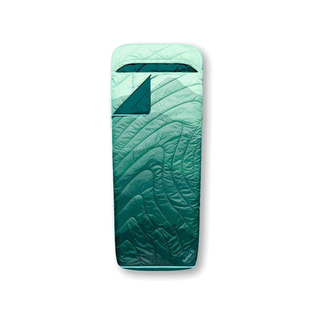 Rumpl Wrap Sack 20° Sleeping Bag - Cascade Fade The Wrap Sack 20° Sleeping Bag - Cascade Fade | Rumpl Wrap Sack