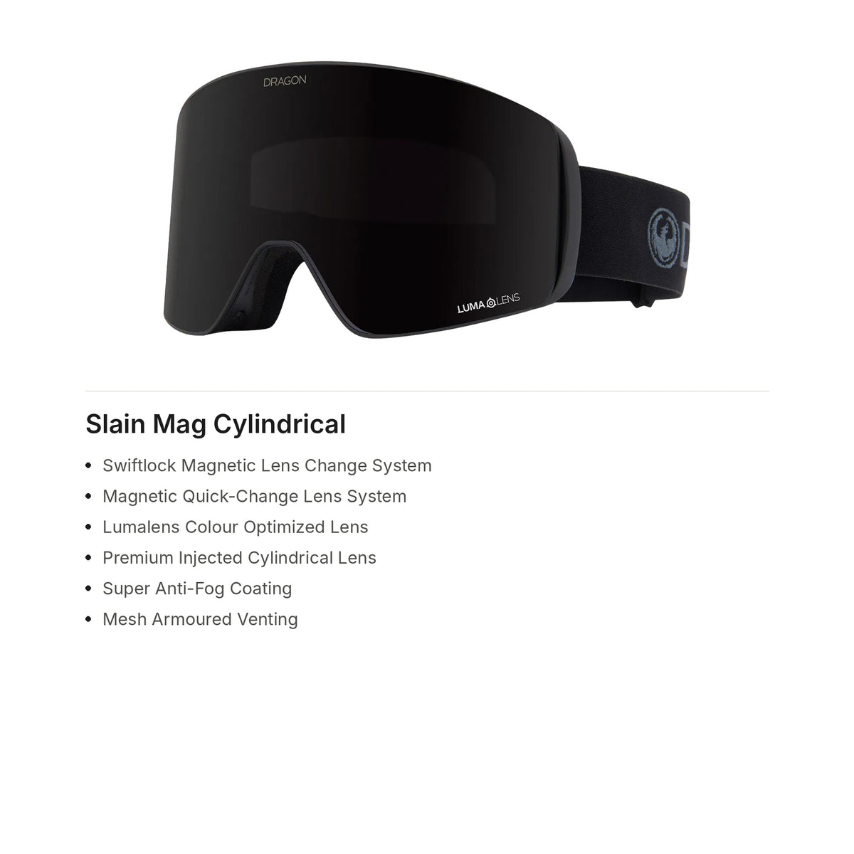 Slain Mag Cylindrical with Bonus Lens – Blackout (features)