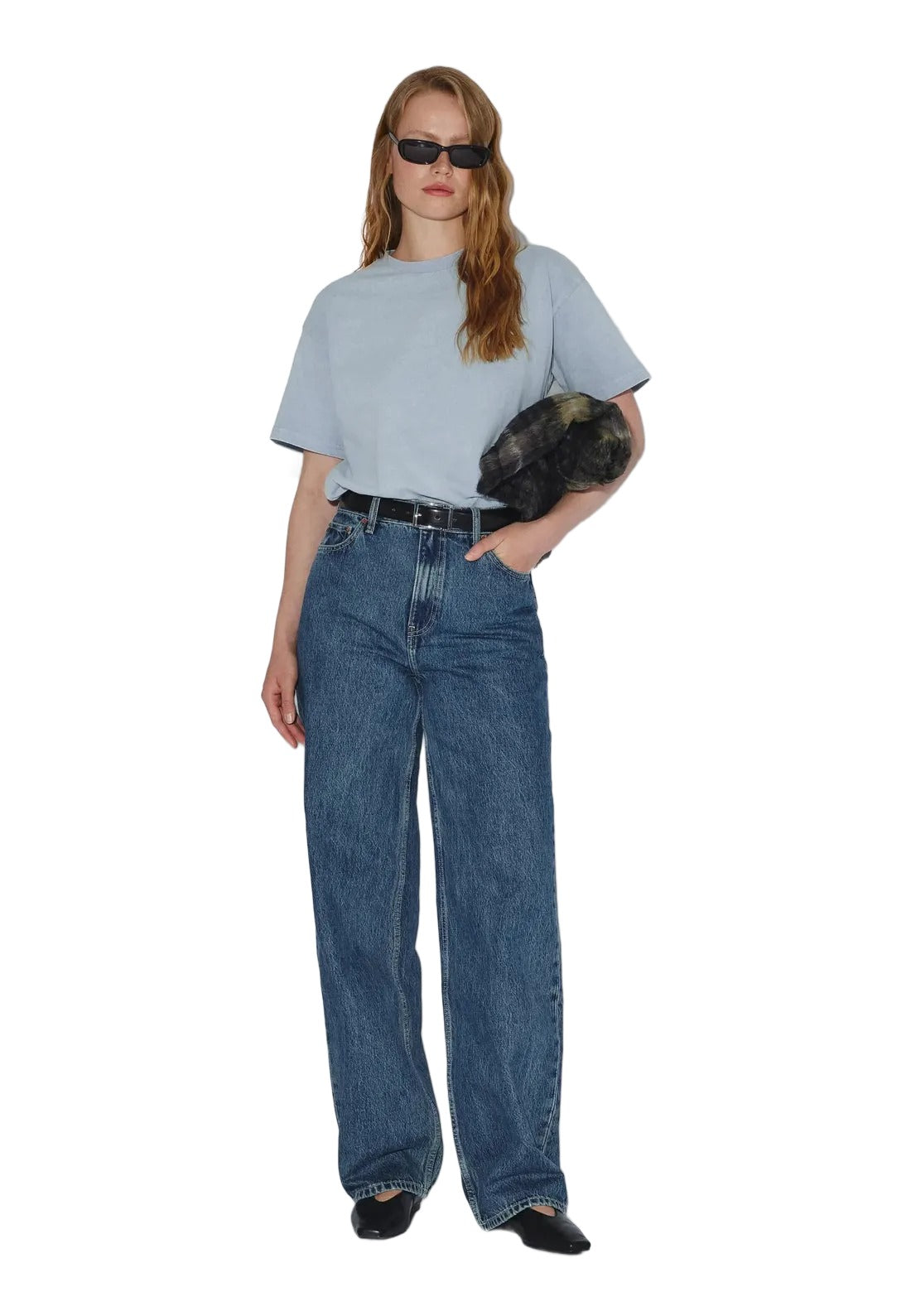 Trooper Tee | Washed Blue