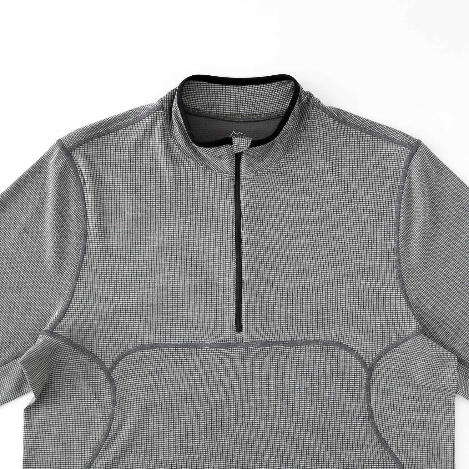 Live Wool Mix Halfzip | Charcoal