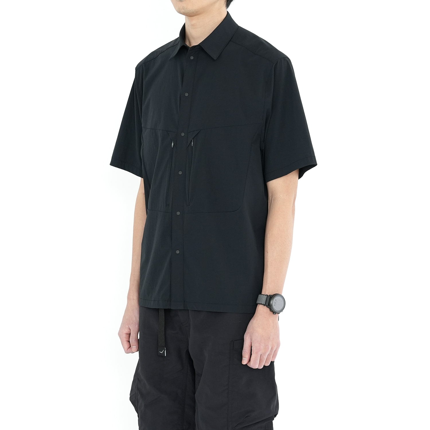 Air Breathe Short Sleeve Shirts | Black