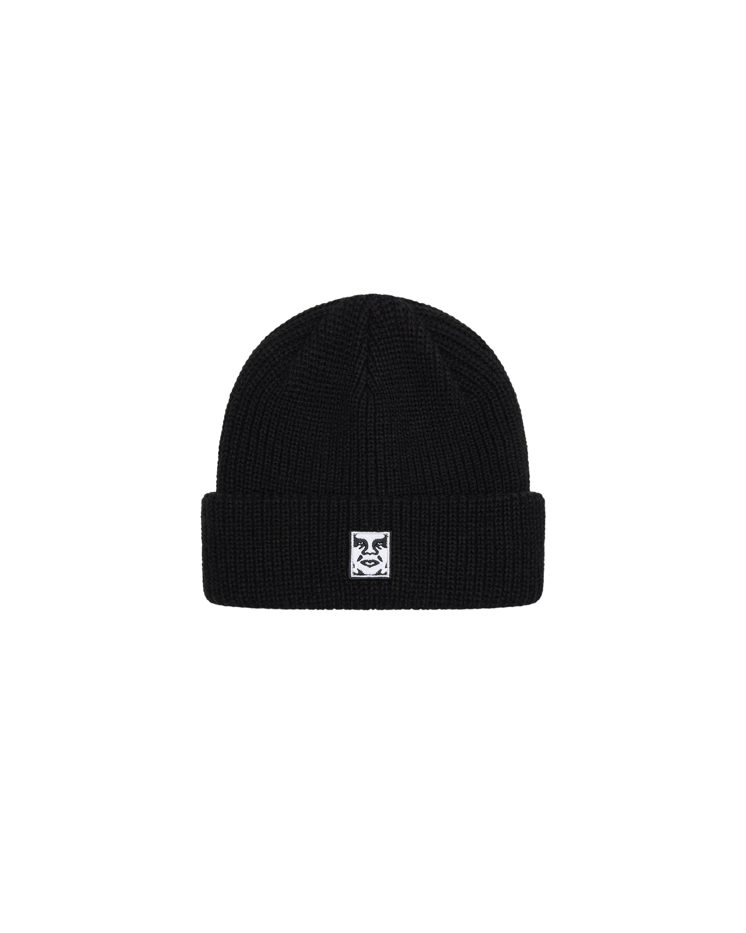 obey-mid-icon-patch-cuff-beanie-black