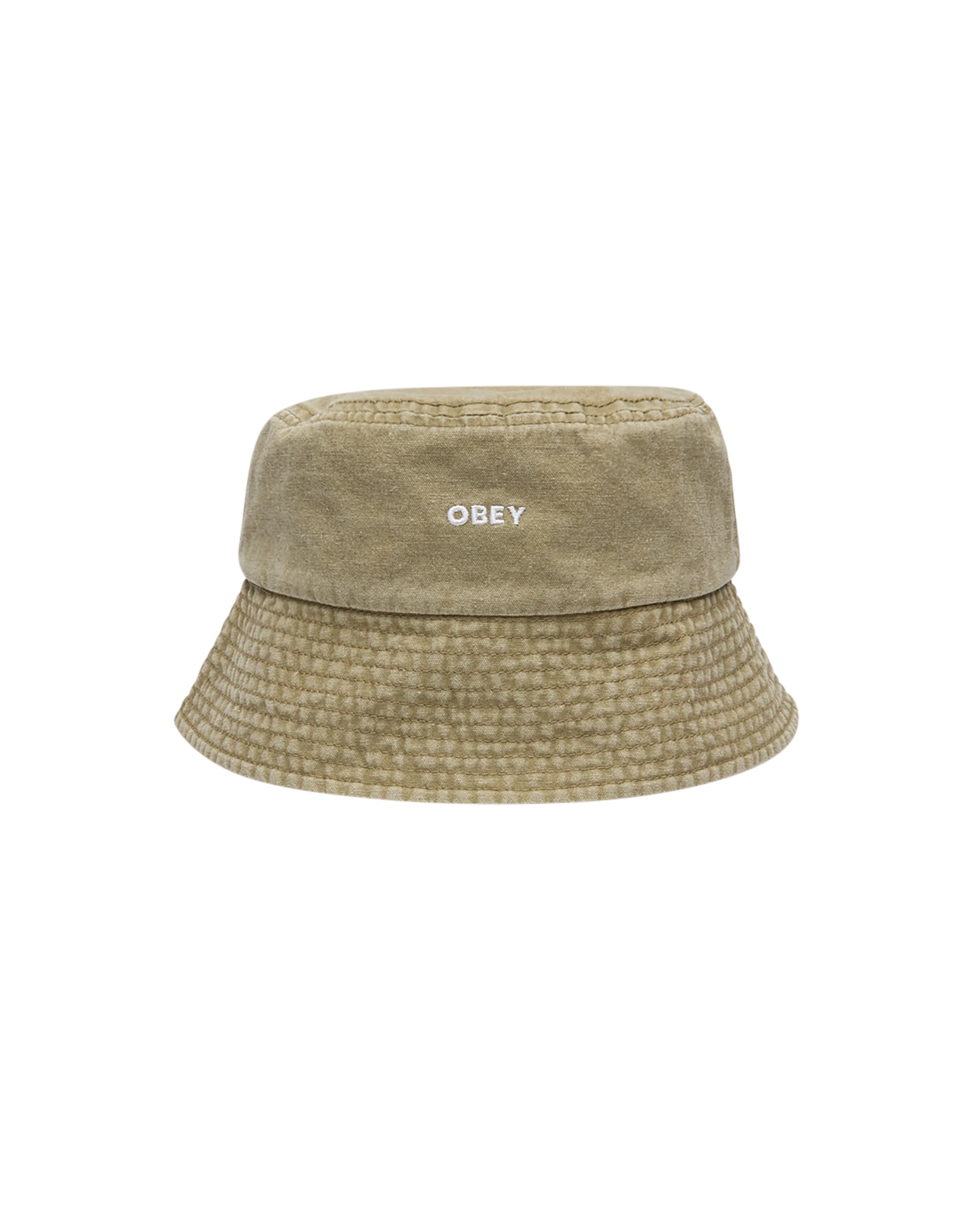 Bold Pigment Canvas Bucket Hat | Khaki