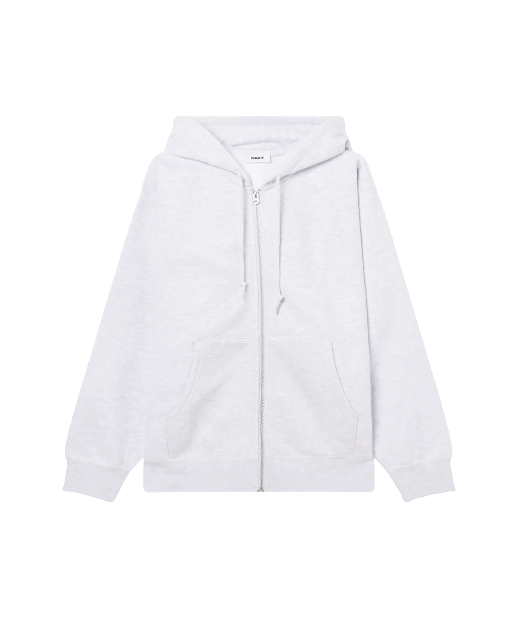 Est. Works Bold Zip Hood | Ash Grey