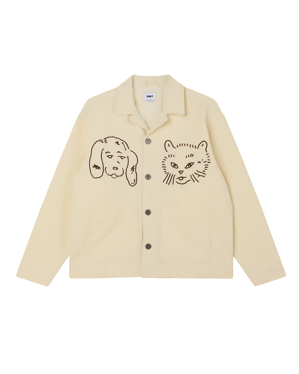 Vesta Shirt Jacket | Egret