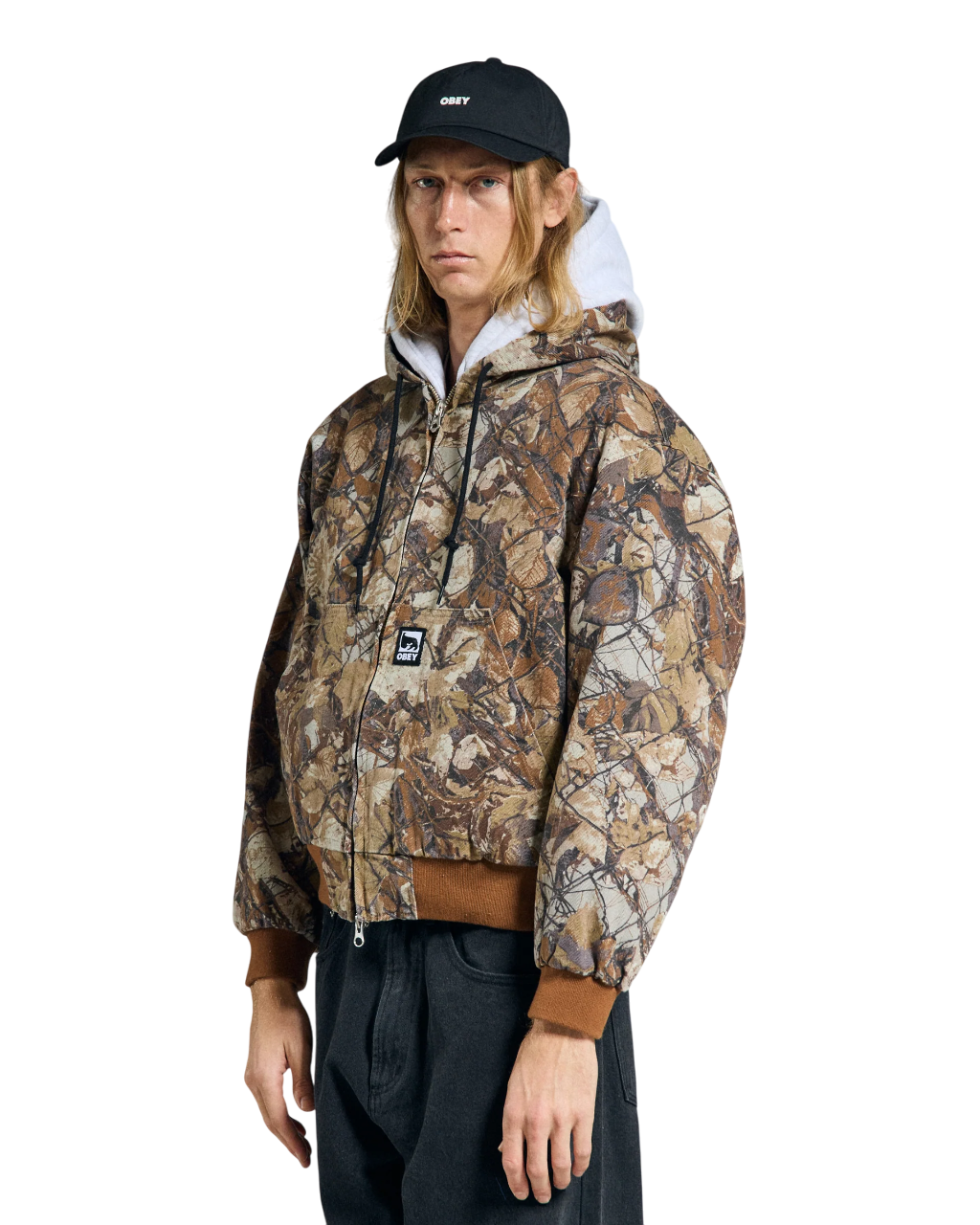 Glen Zip Up Jacket | Fence Camo Multi