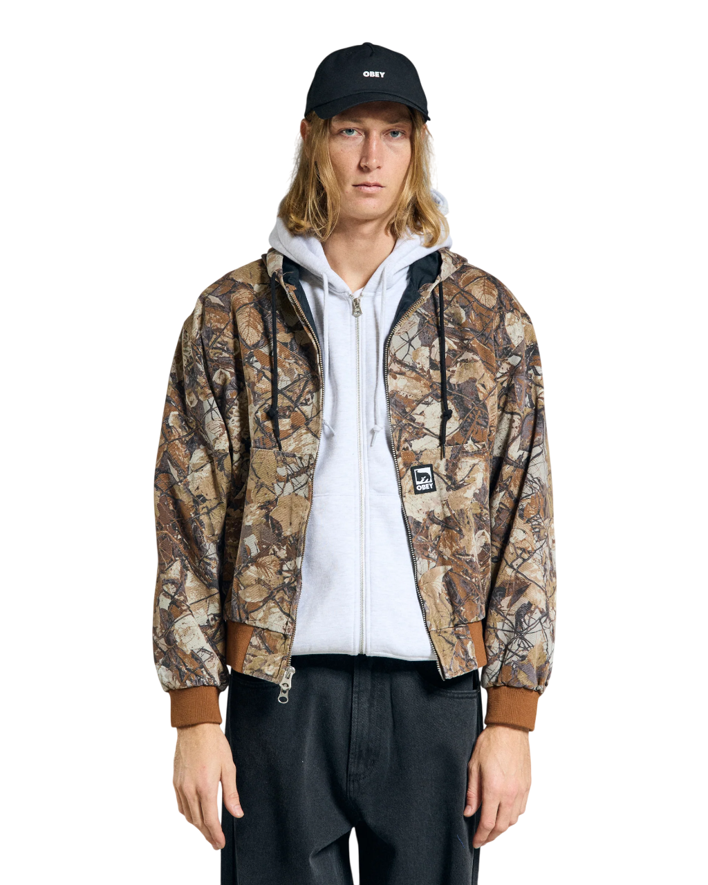 Glen Zip Up Jacket | Fence Camo Multi