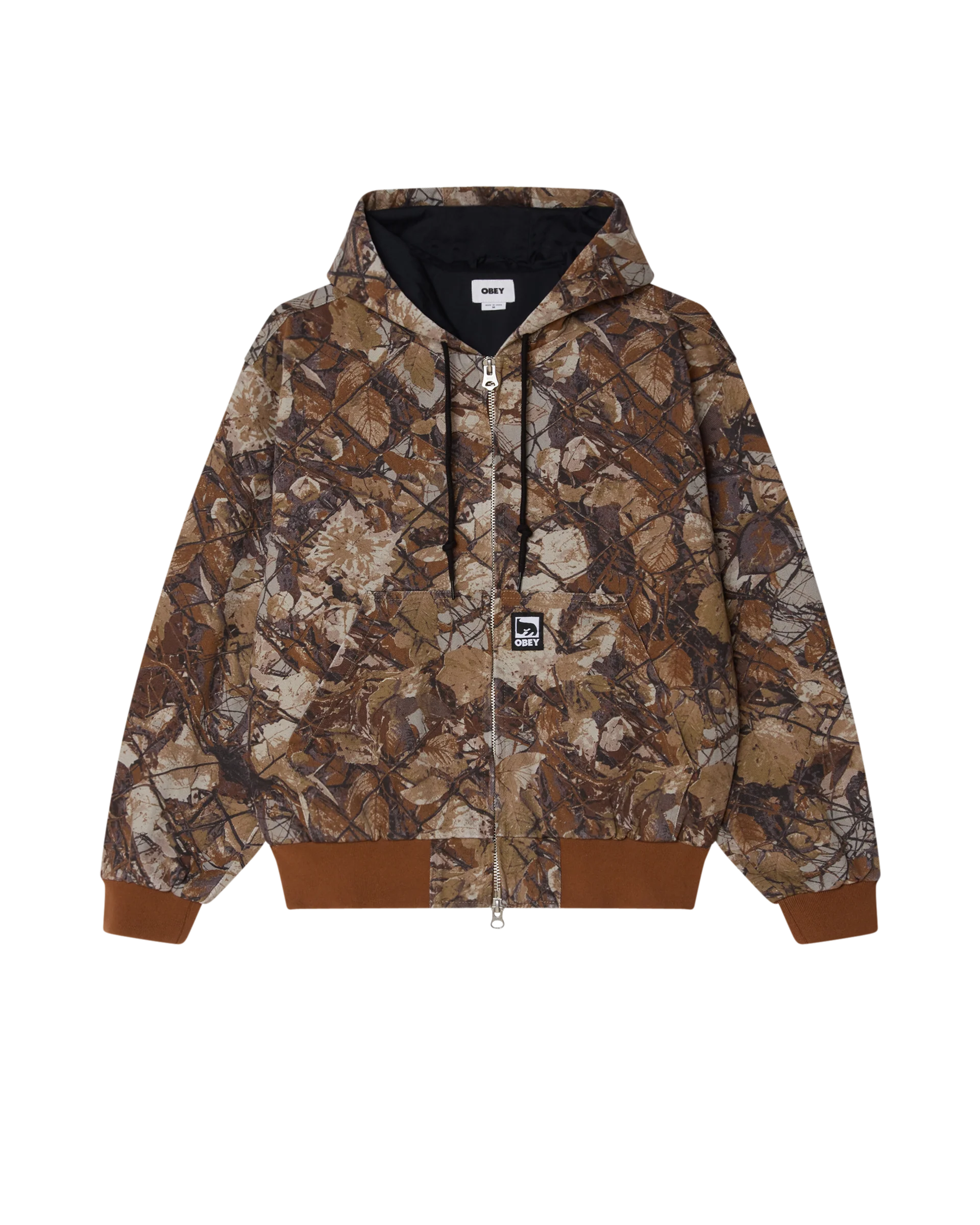 Glen Zip Up Jacket | Fence Camo Multi