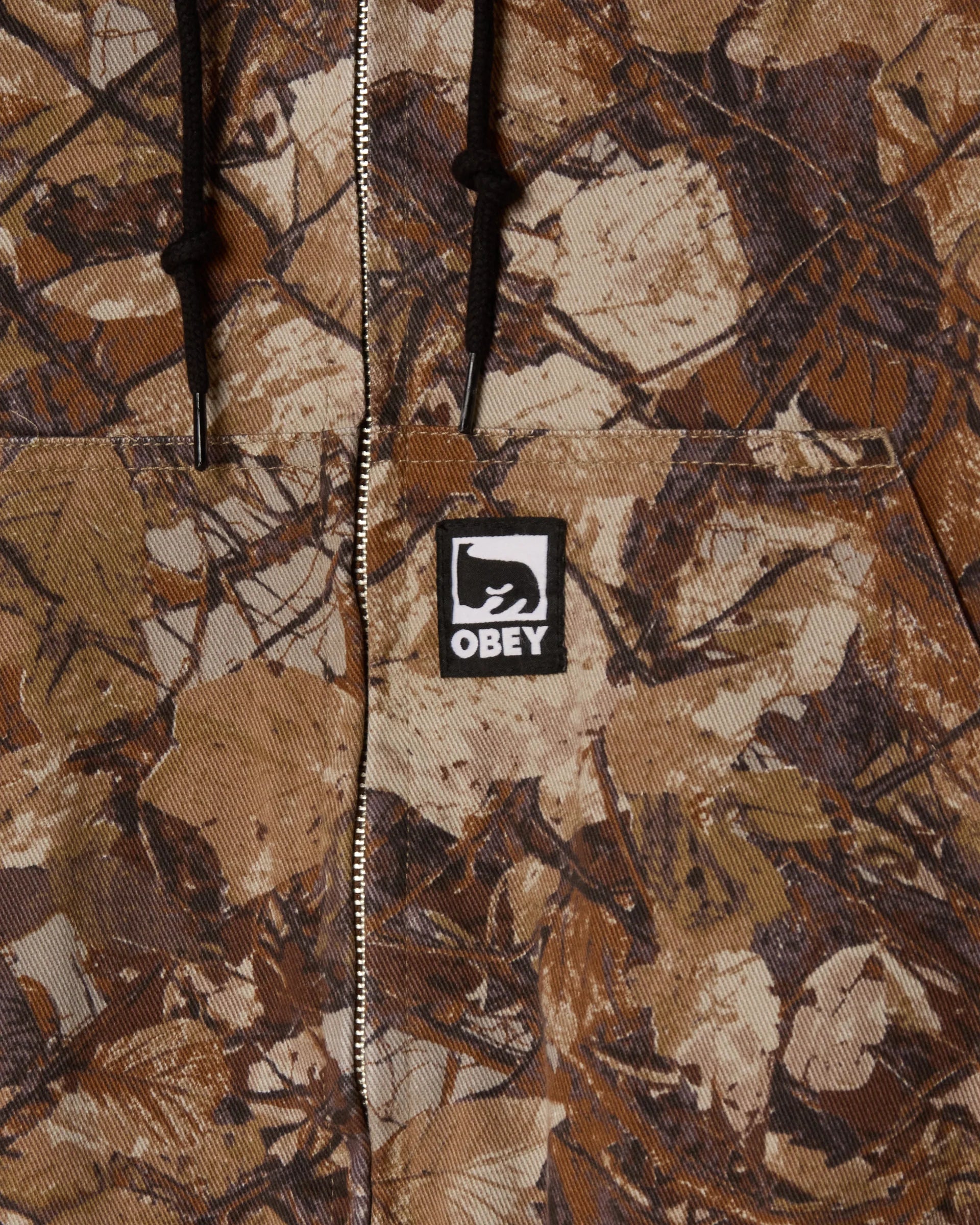 Glen Zip Up Jacket | Fence Camo Multi
