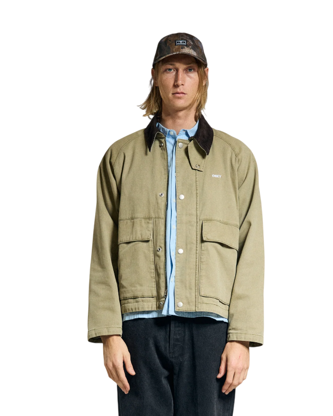 Caden Work Jacket | Mermaid Faded Wash