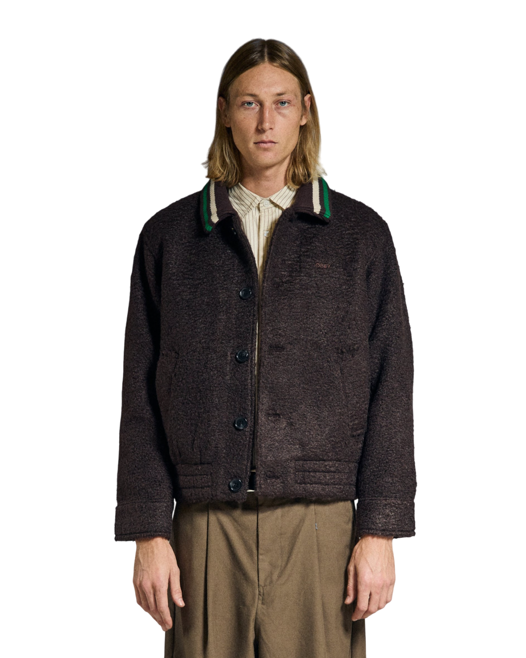 Arden Blouson Jacket | Java Brown