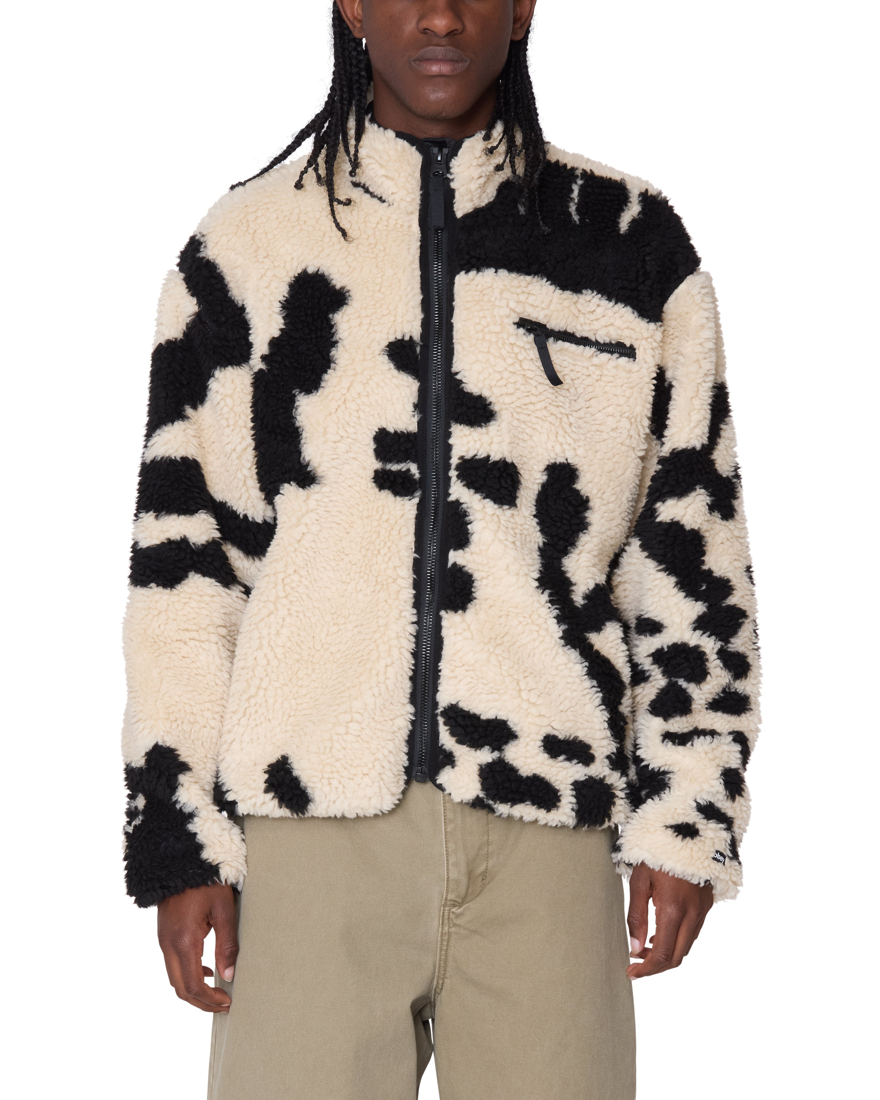 obey-shaggy-sherpa-jacket-clay-multi