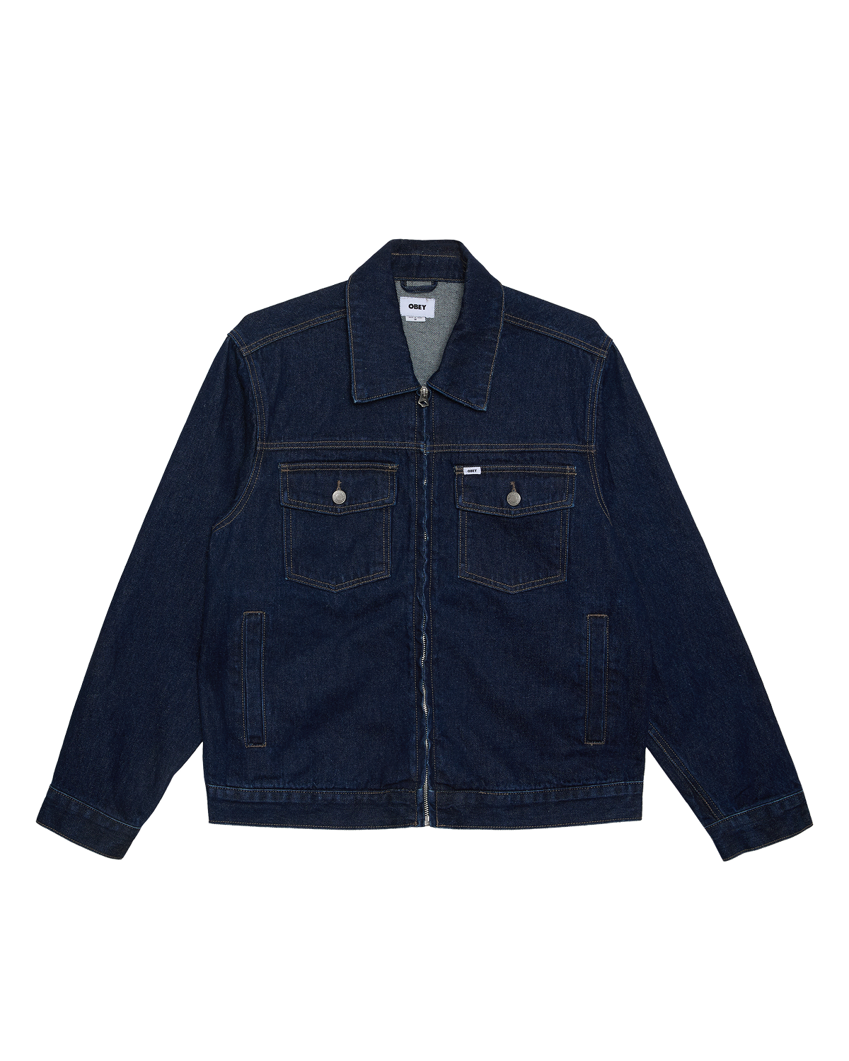 Base Trucker Jacket | Rinse Indigo