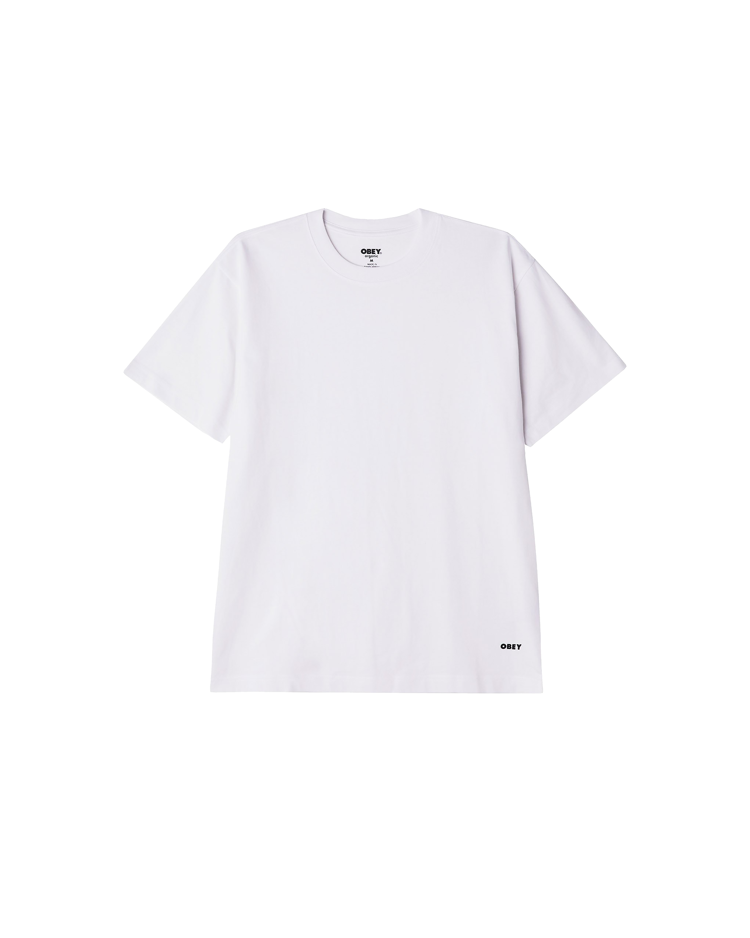 obey standard t-shirt 2 pack white