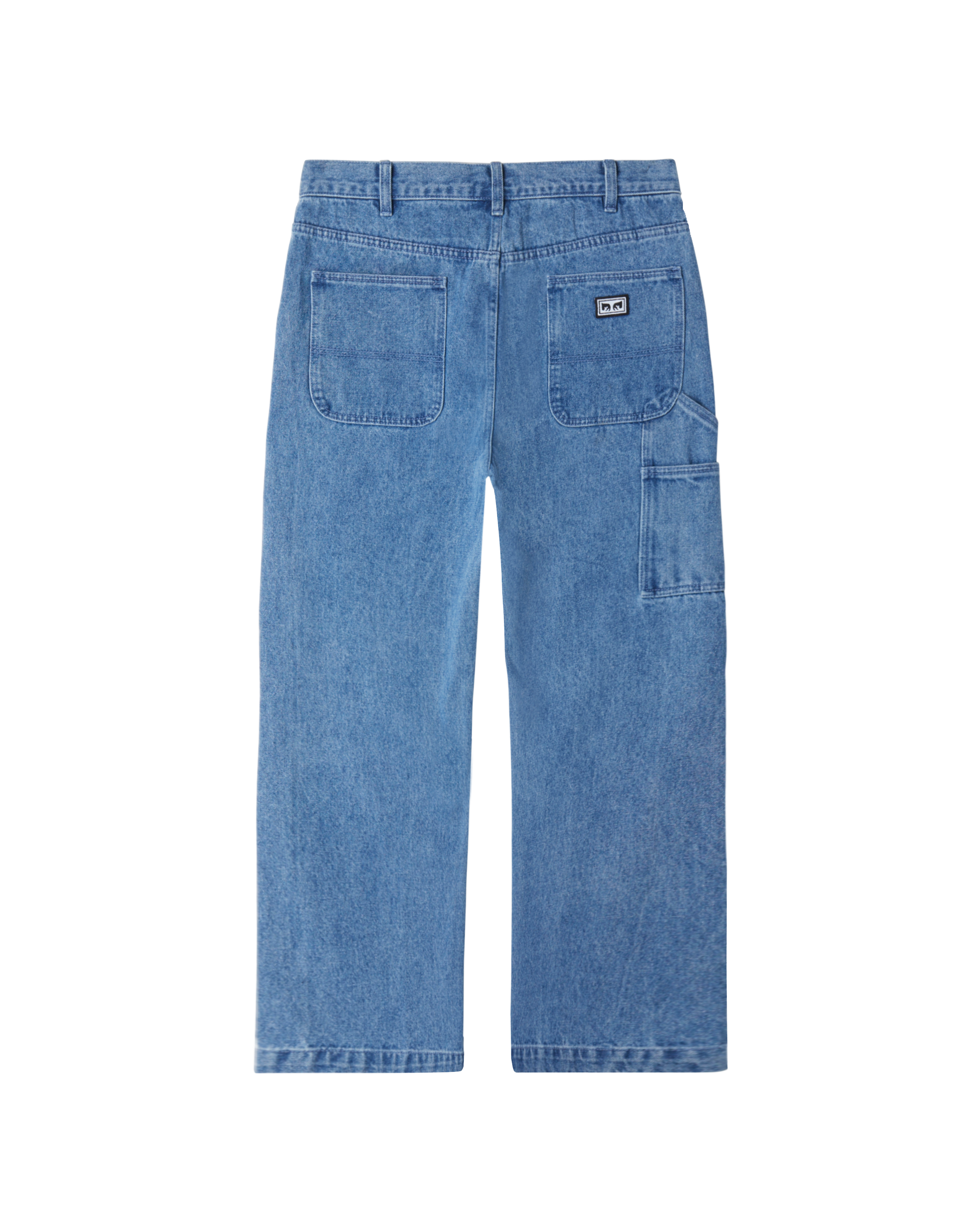 obey hardwork carpenter denim light indigo