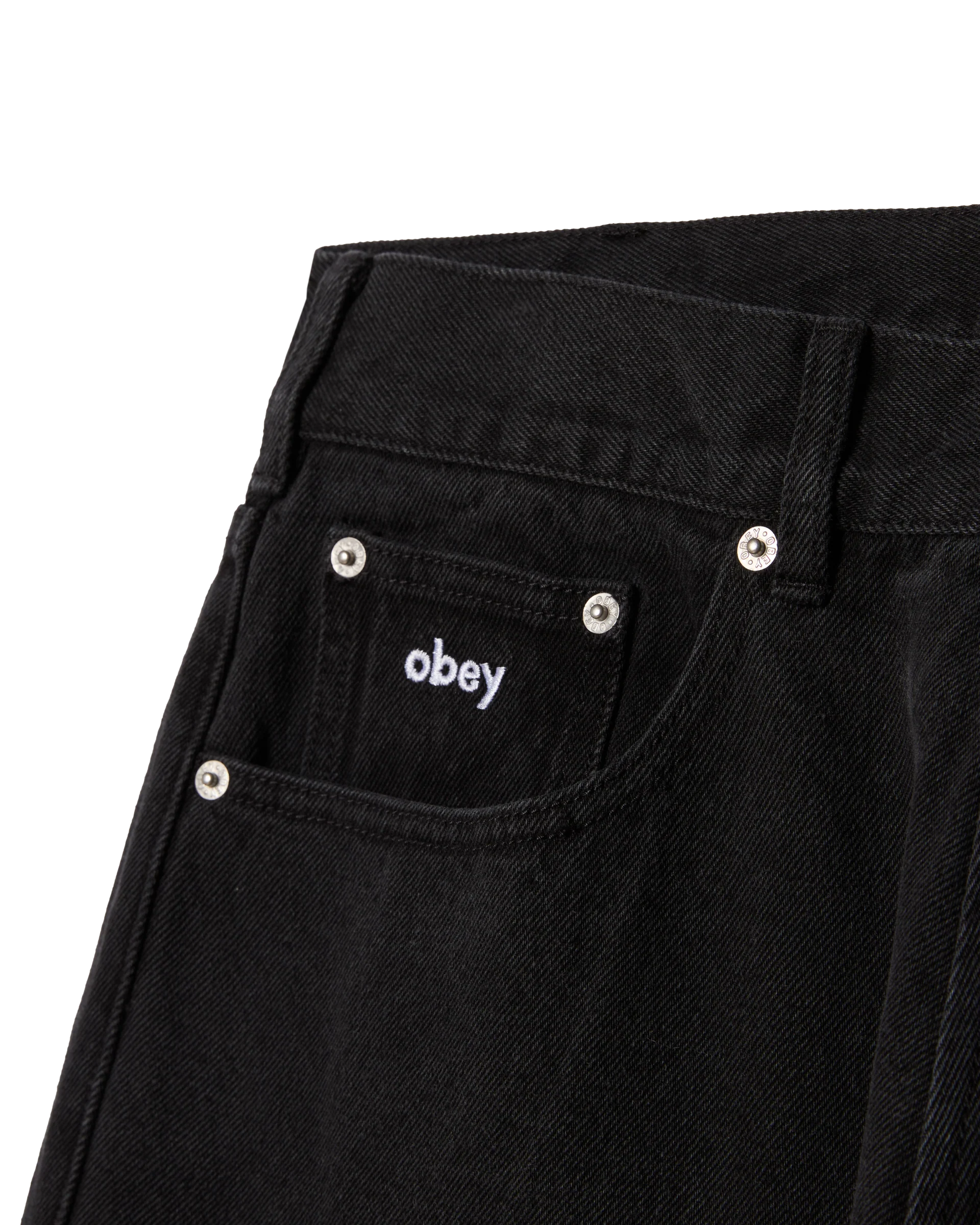Bigwig Baggy Denim | Washed Black
