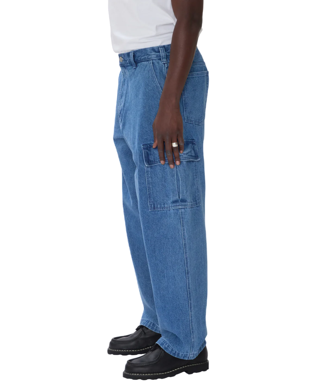 Bigwig Cargo Denim Pant | Light Indigo