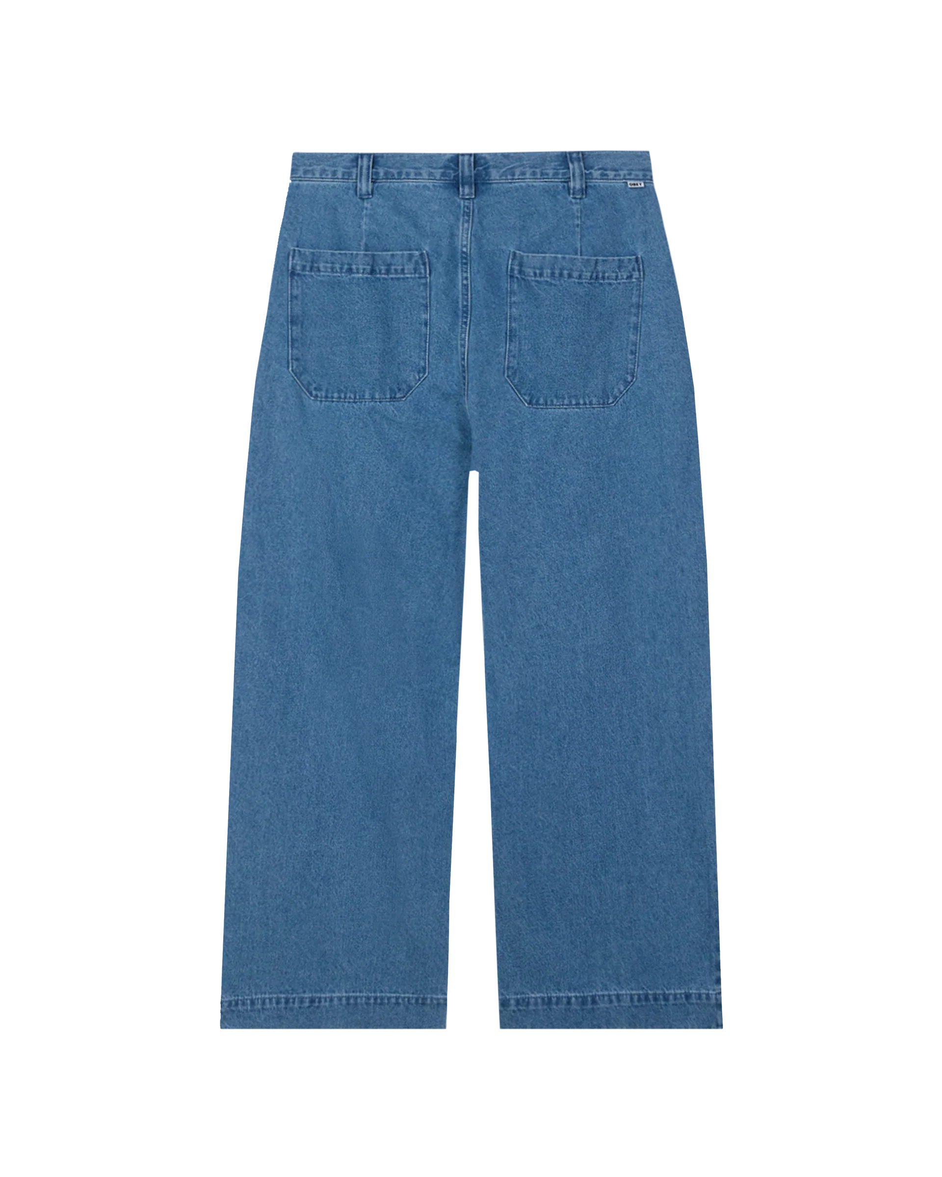 Oliver Denim Pleated Pant | Light Indigo