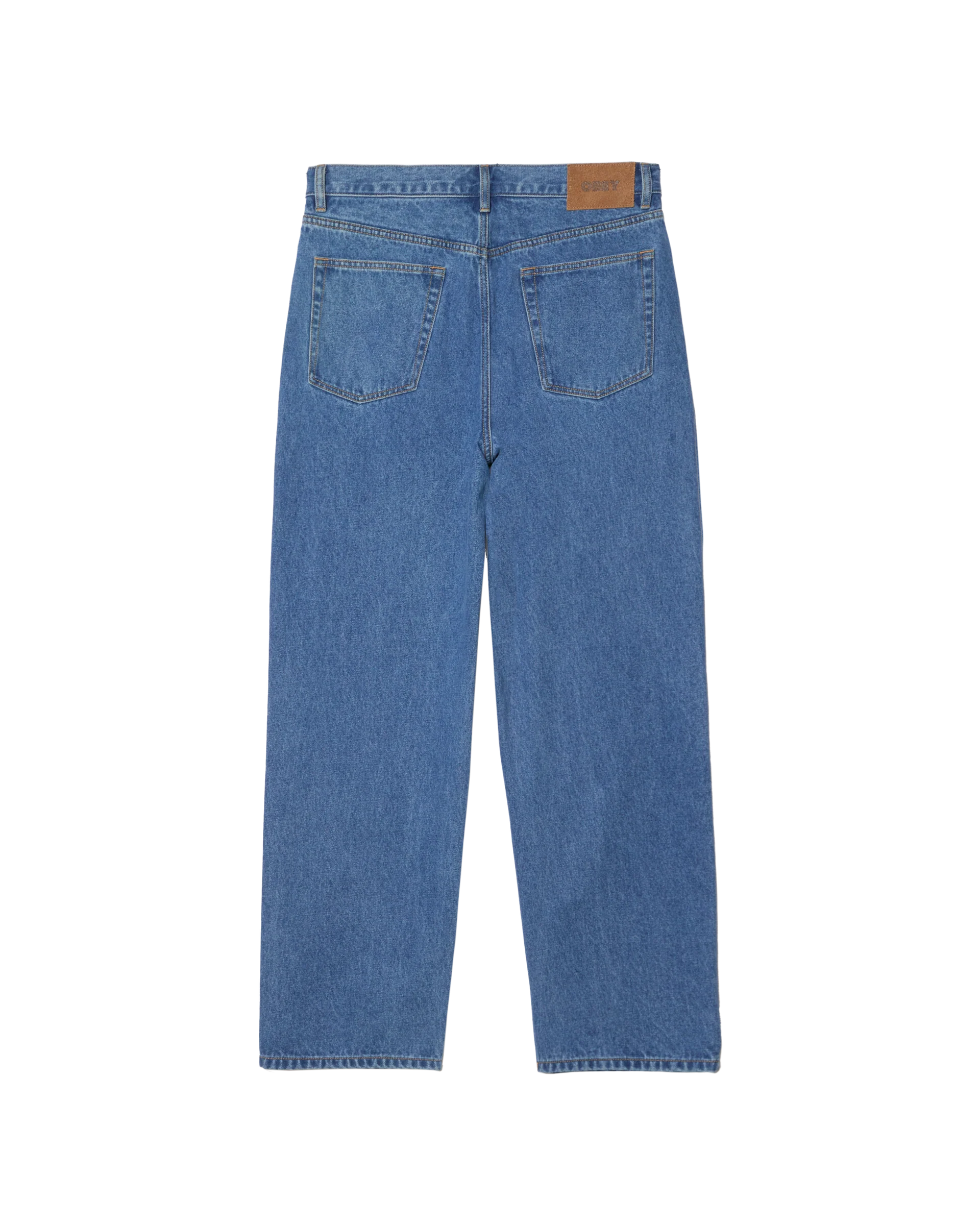 Classic Baggy Denim | Medium Stone Wash Light