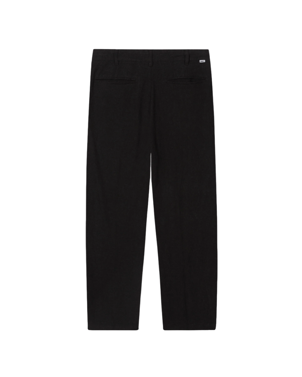 Fubar Linen Pleated Pant | Digital Black