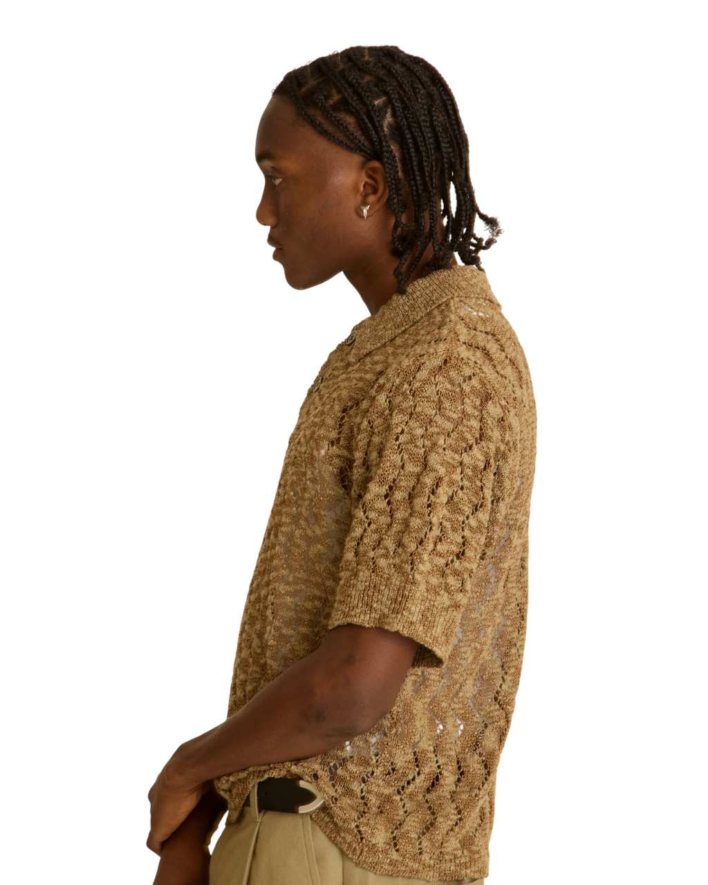 Andre Polo Sweater | Toffee Brown