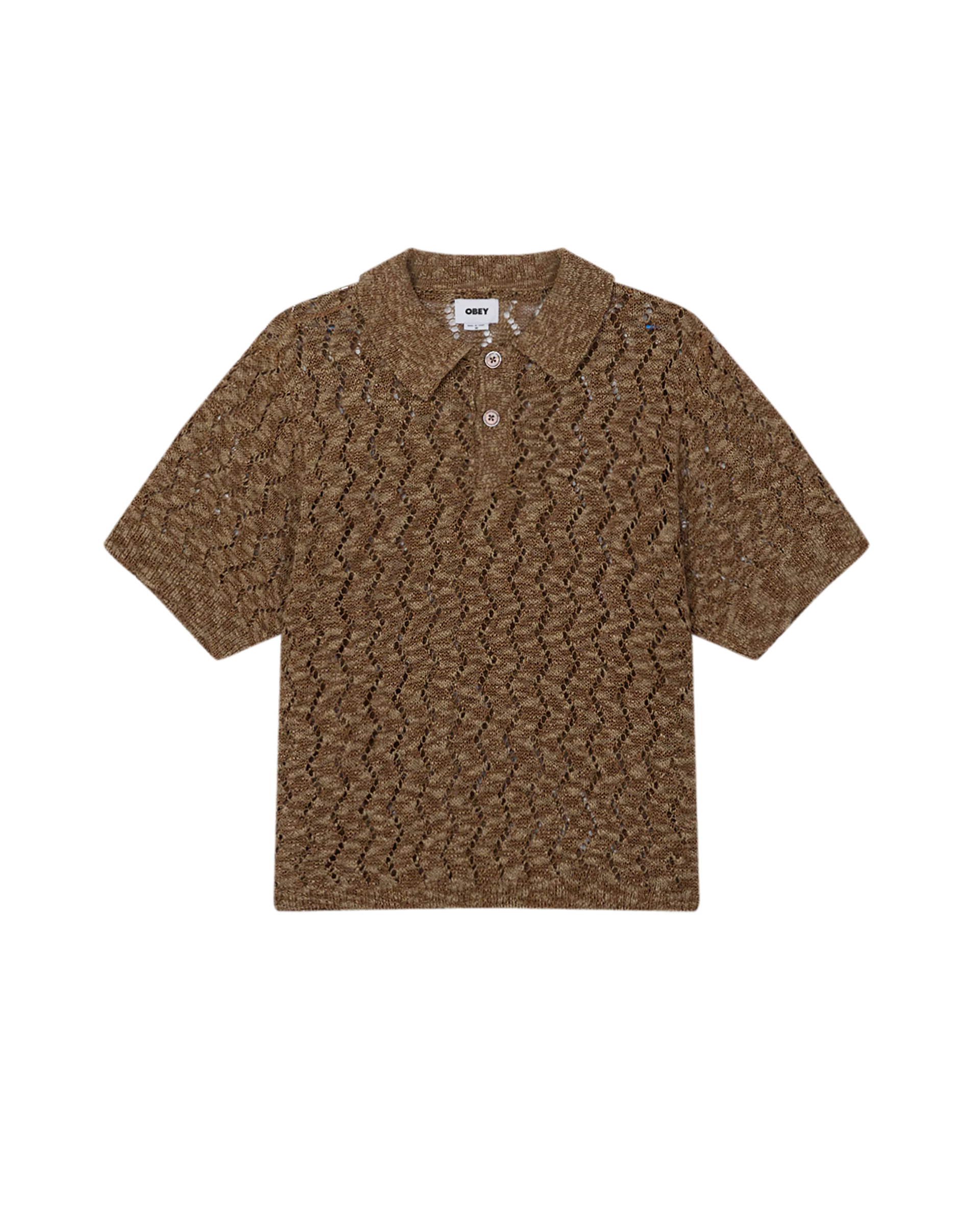 Andre Polo Sweater | Toffee Brown