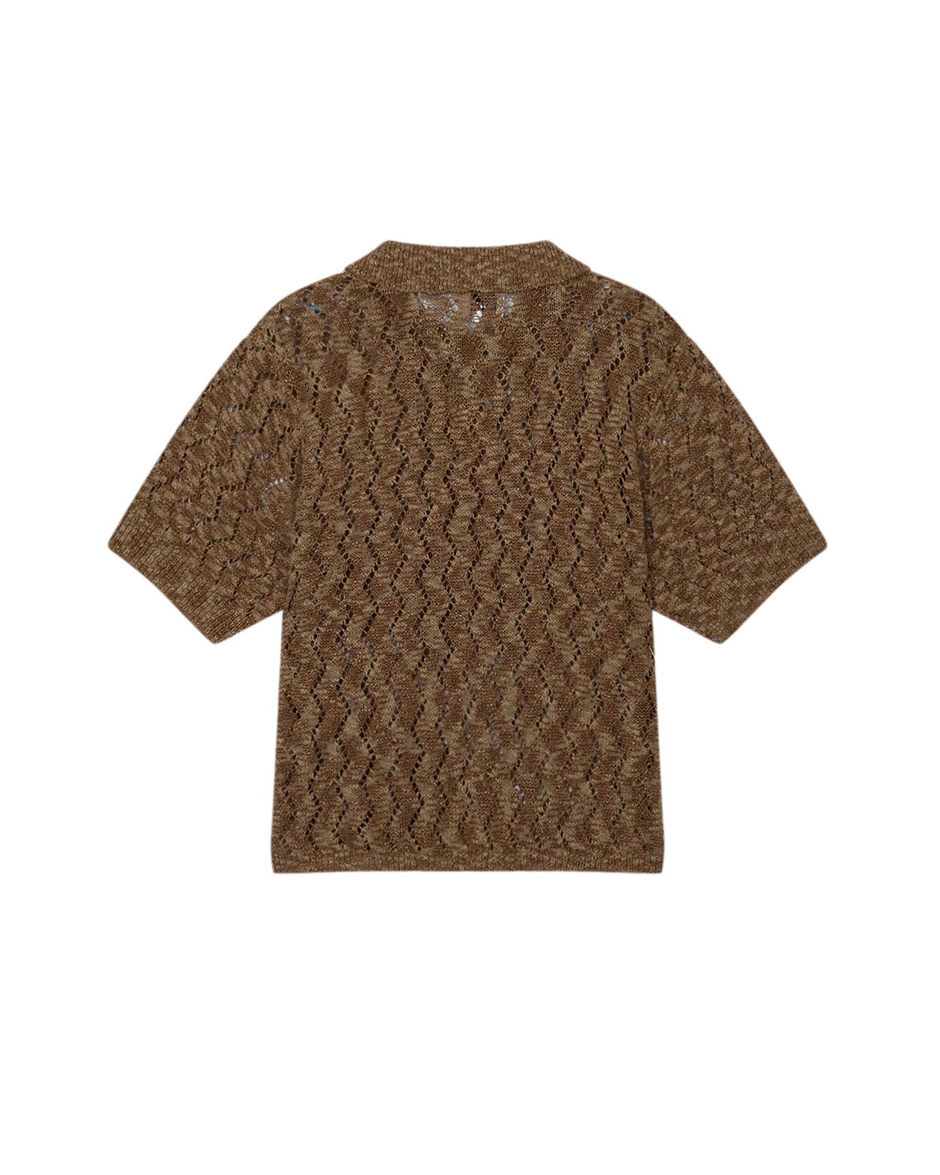 Andre Polo Sweater | Toffee Brown