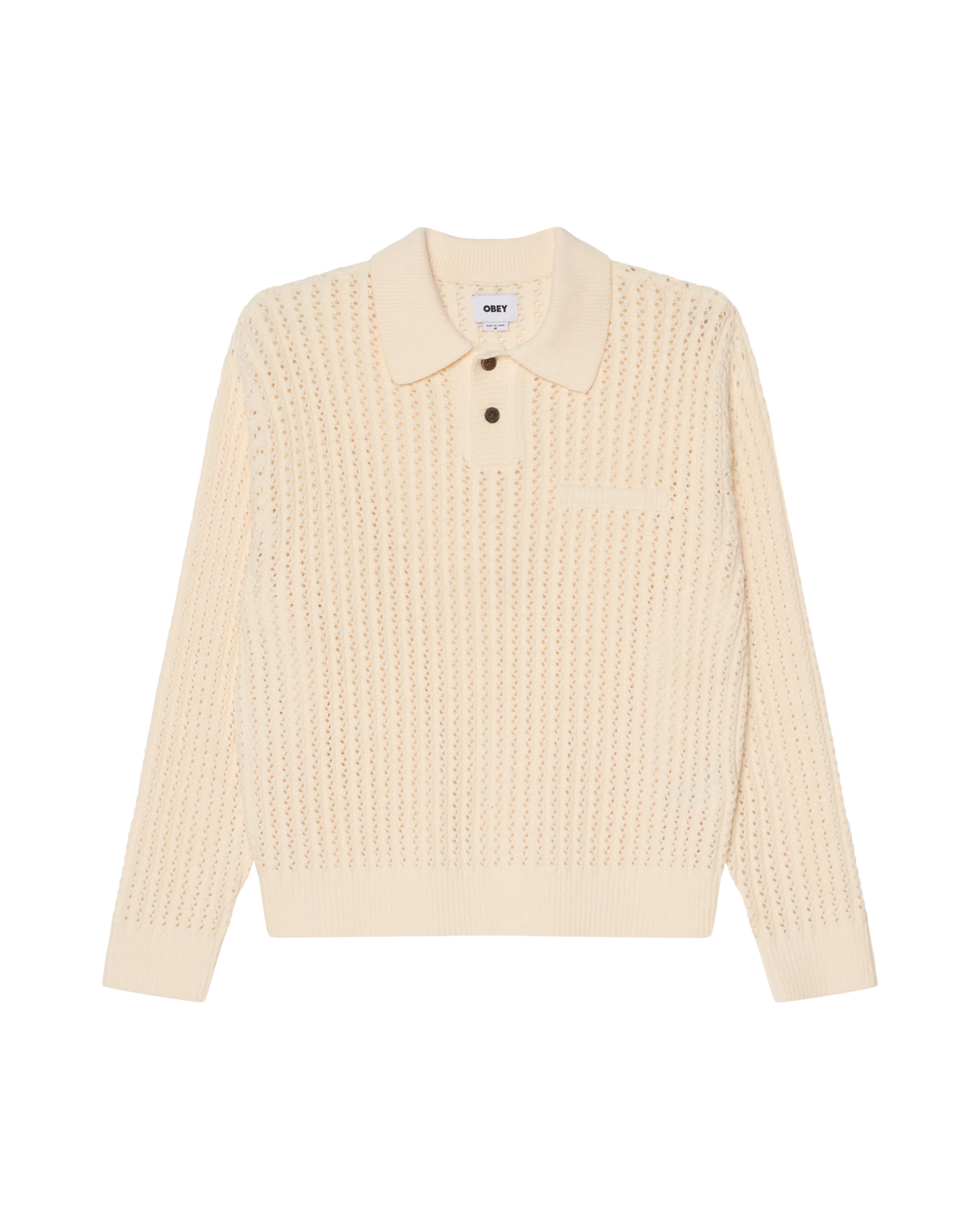 Duane Polo Sweater | Natural