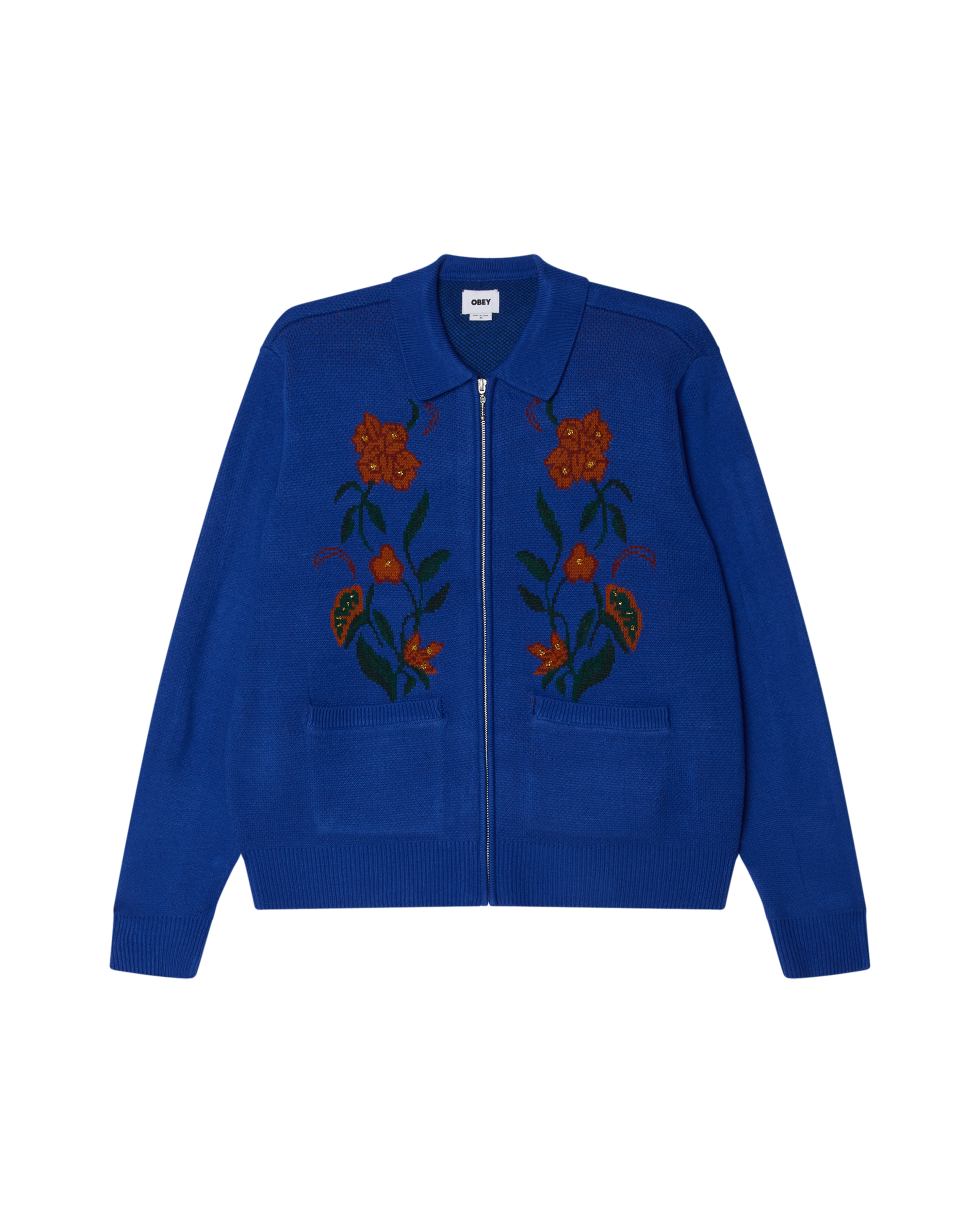 obey-floral-zip-cardigan-surf-blue