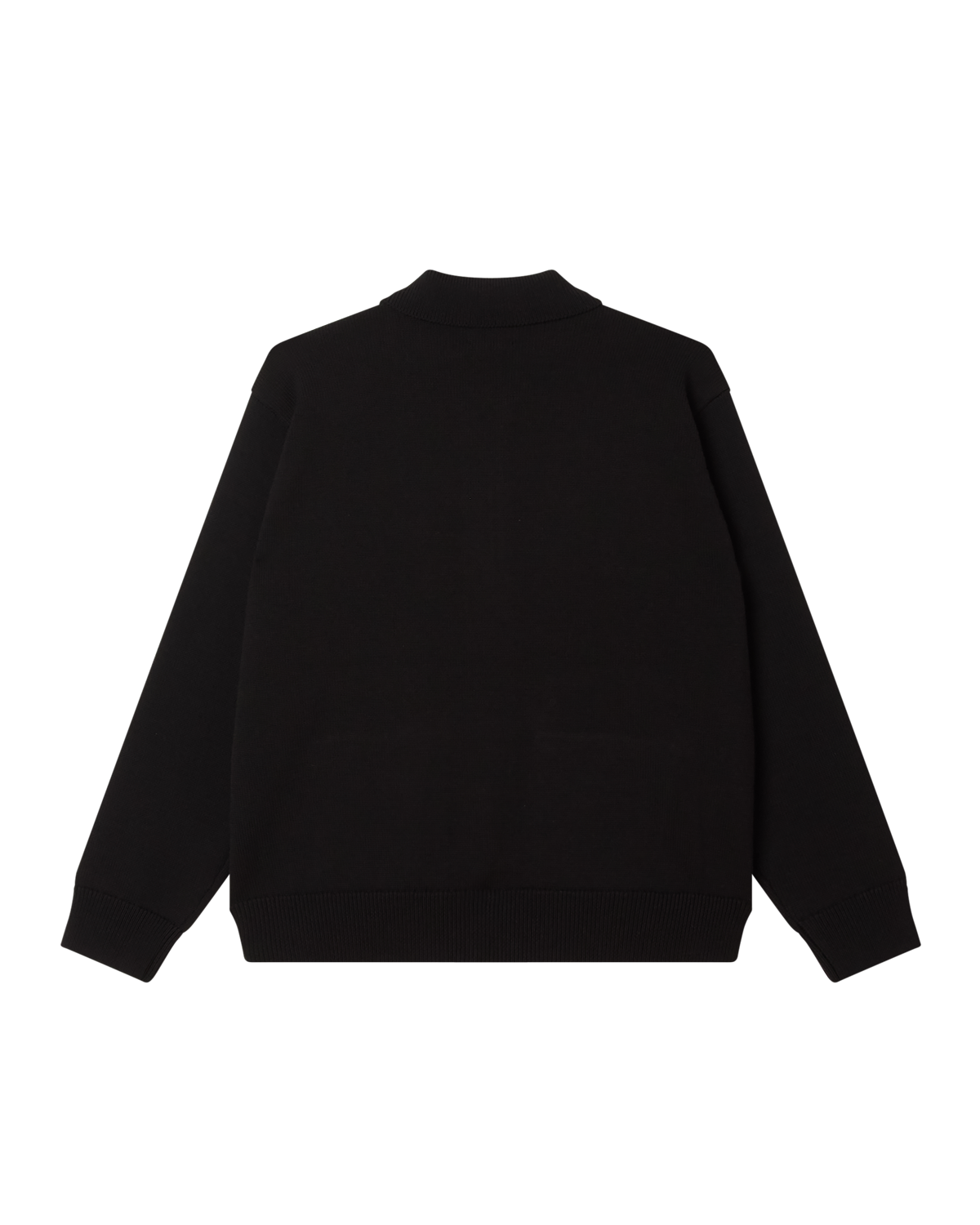 Matt Zip Up Sweater | Black Multi