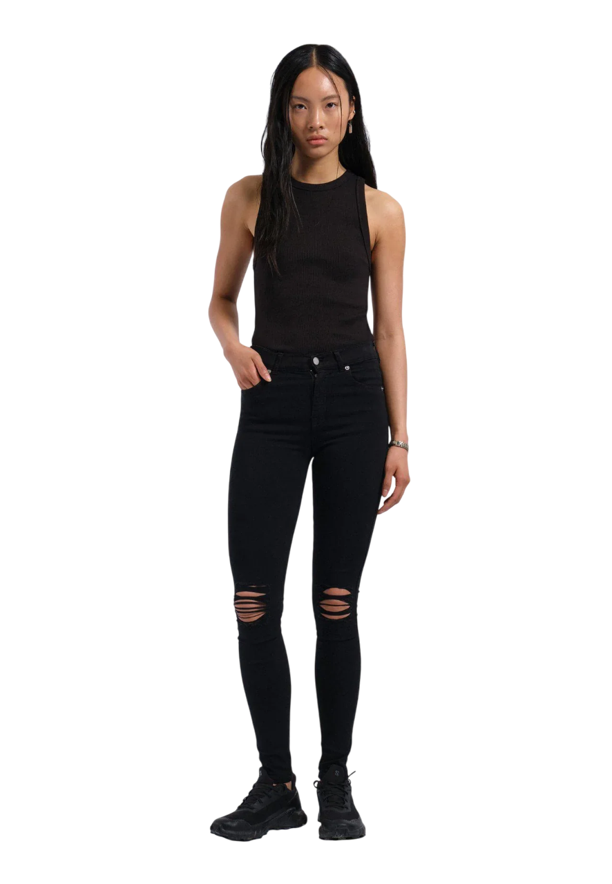 Lexy - Black Ripped Knees