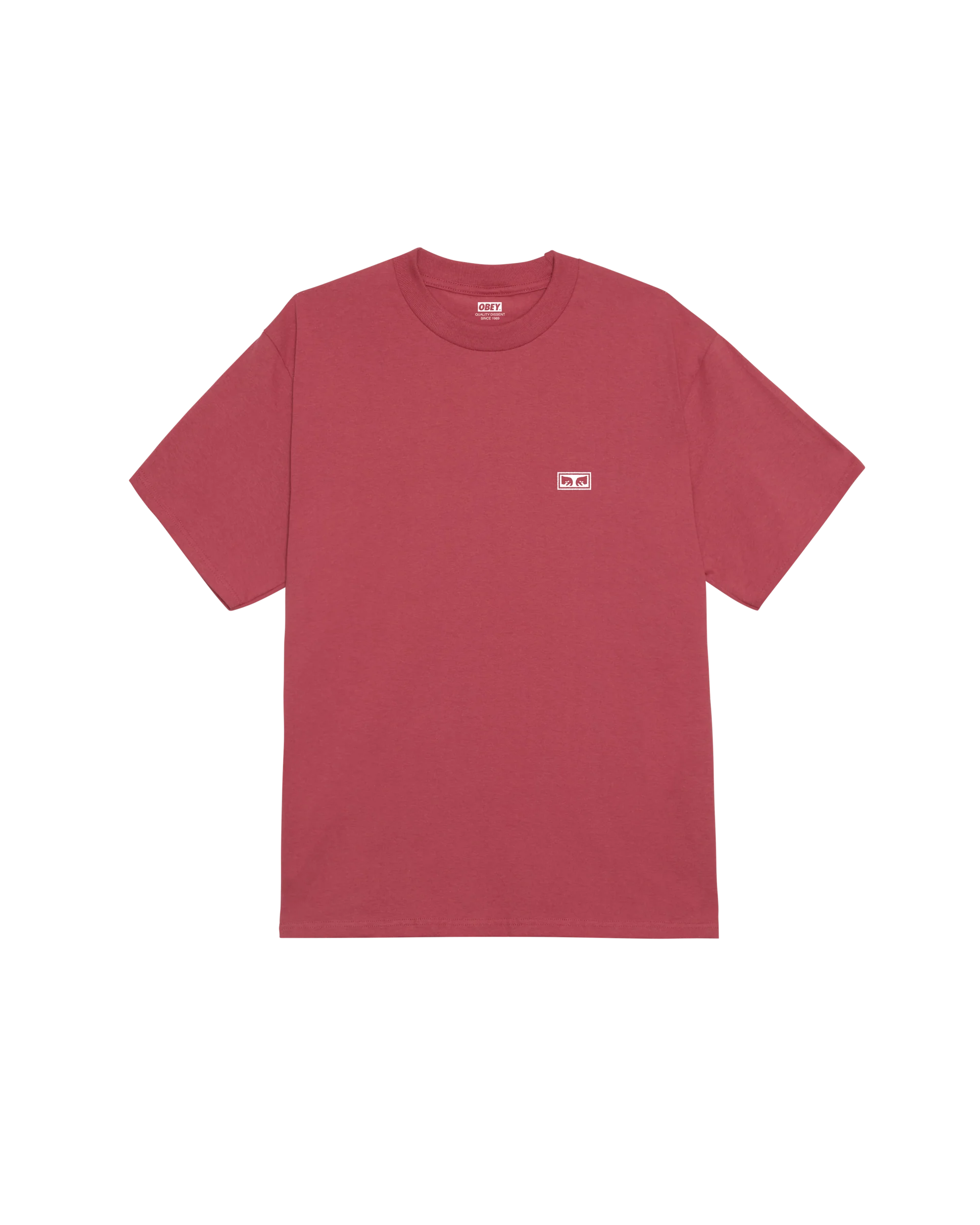 Obey Eyes III Classic T-shirt | Mineral Red