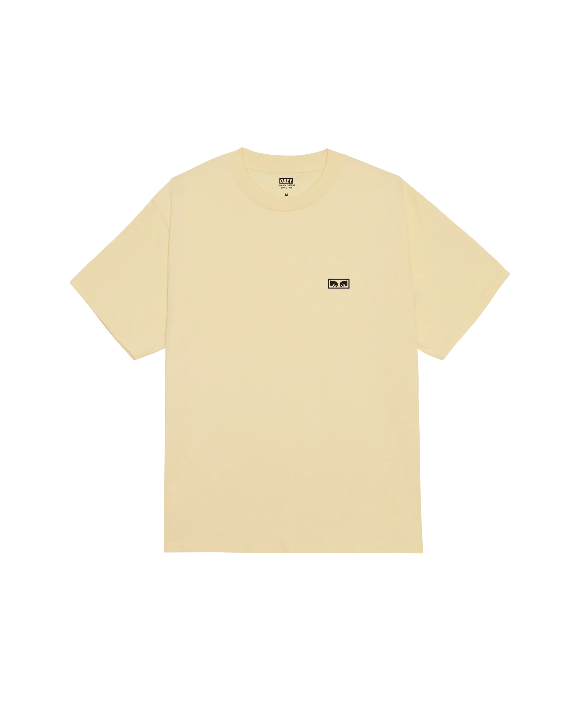 Obey Eyes III Classic T-shirt | Pale Yellow