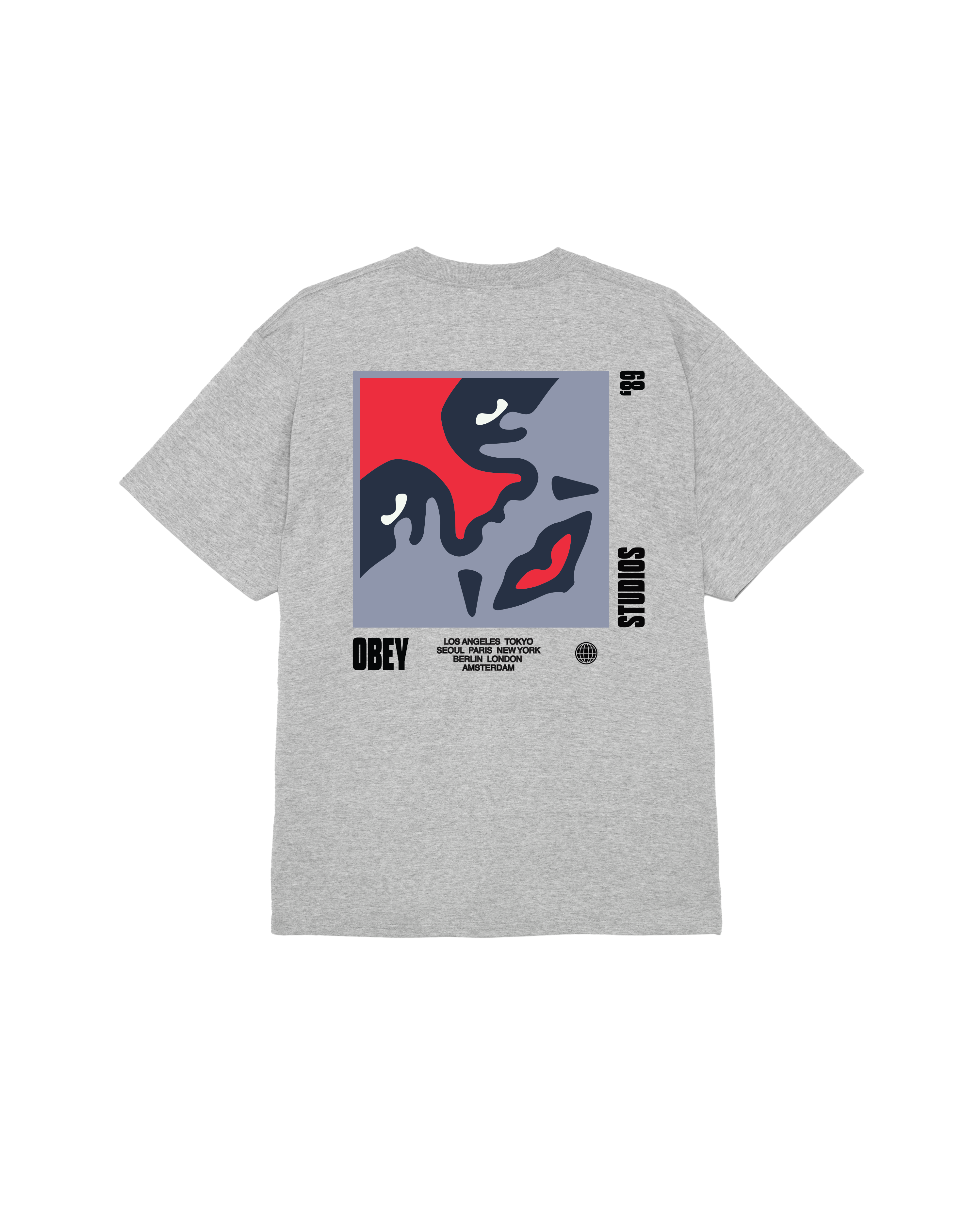 Obey Icon 89 Classic T-Shirt | Heather Grey