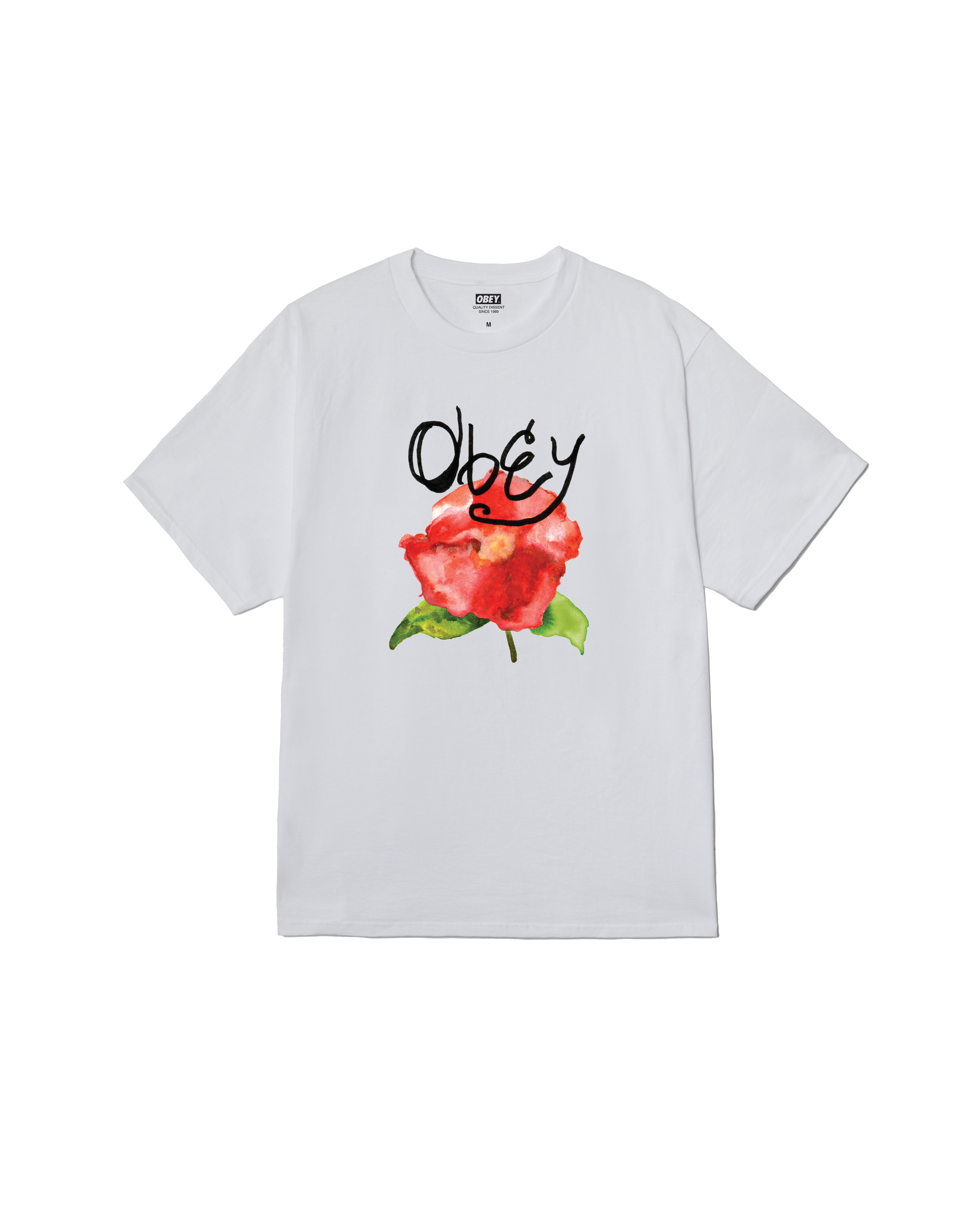 Watercolor Poppy Classic T-Shirt | White
