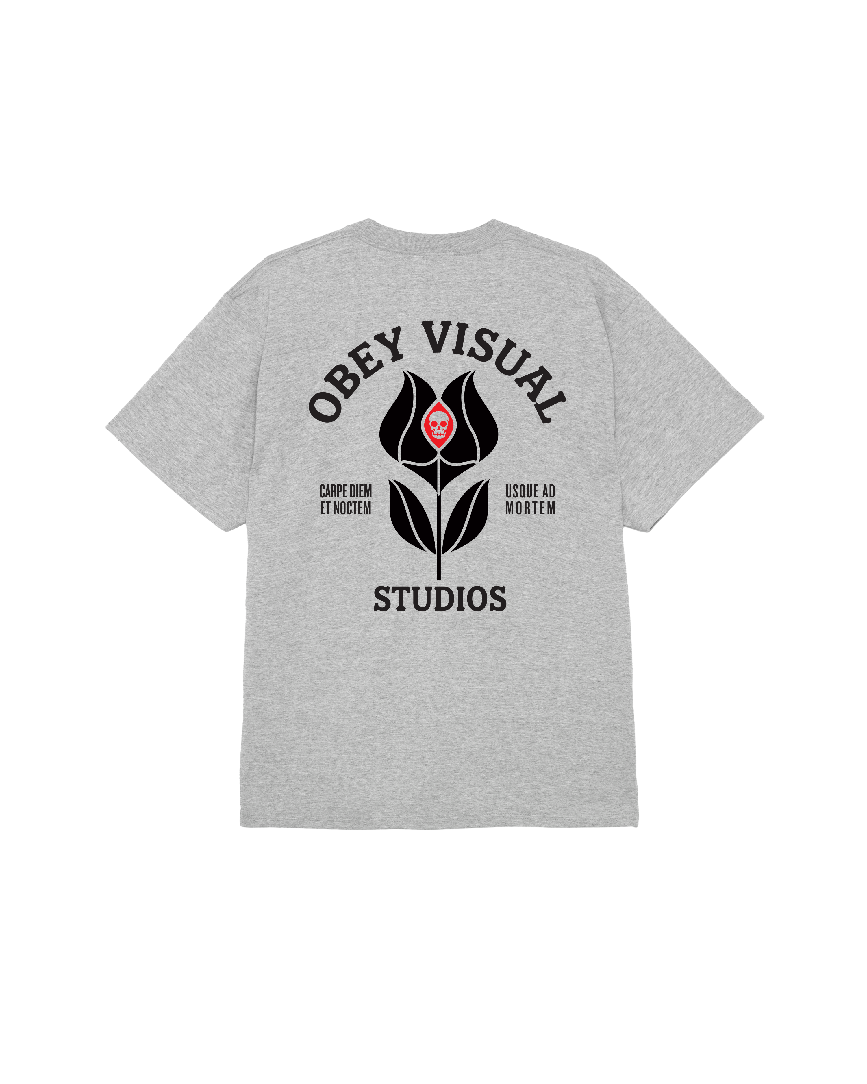 Visual Studios Flower Classic T-Shirt | Heather Grey