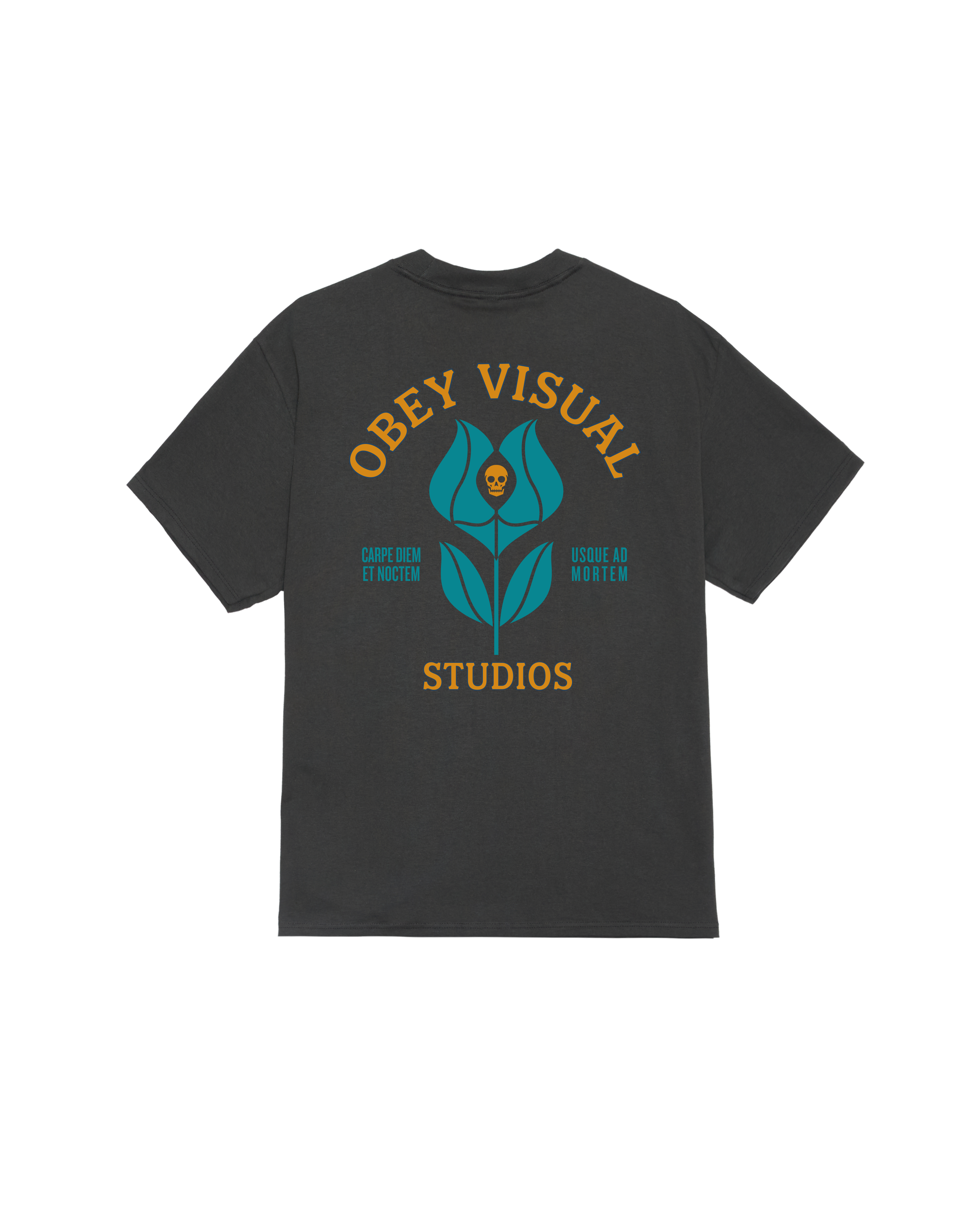 Visual Studios Flower Classic T-Shirt | Vintage Black